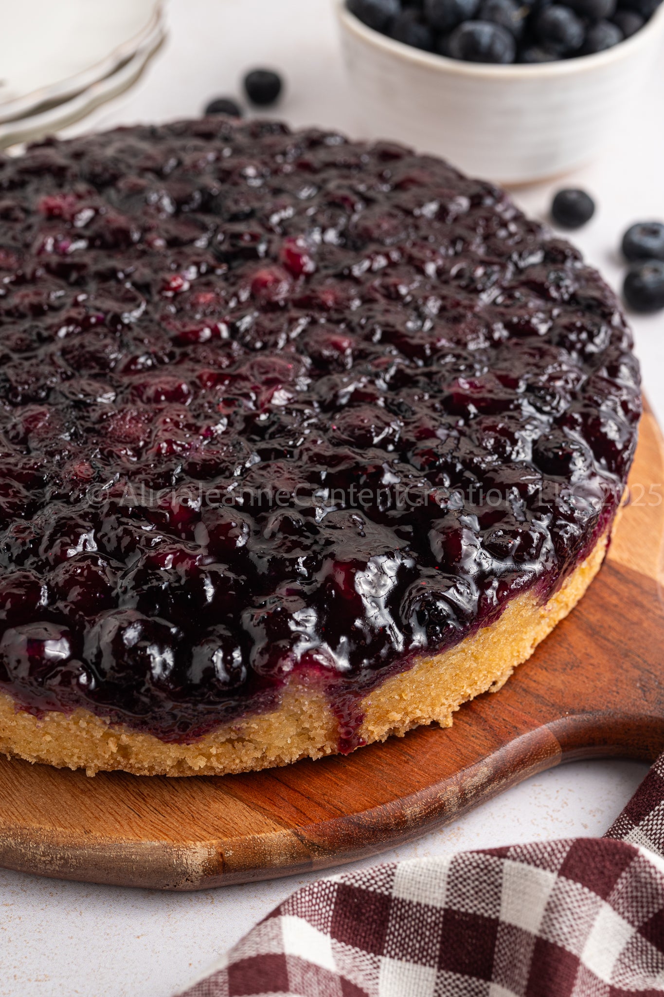 Blueberry Upside Down Cake - *EXCLUSIVE*