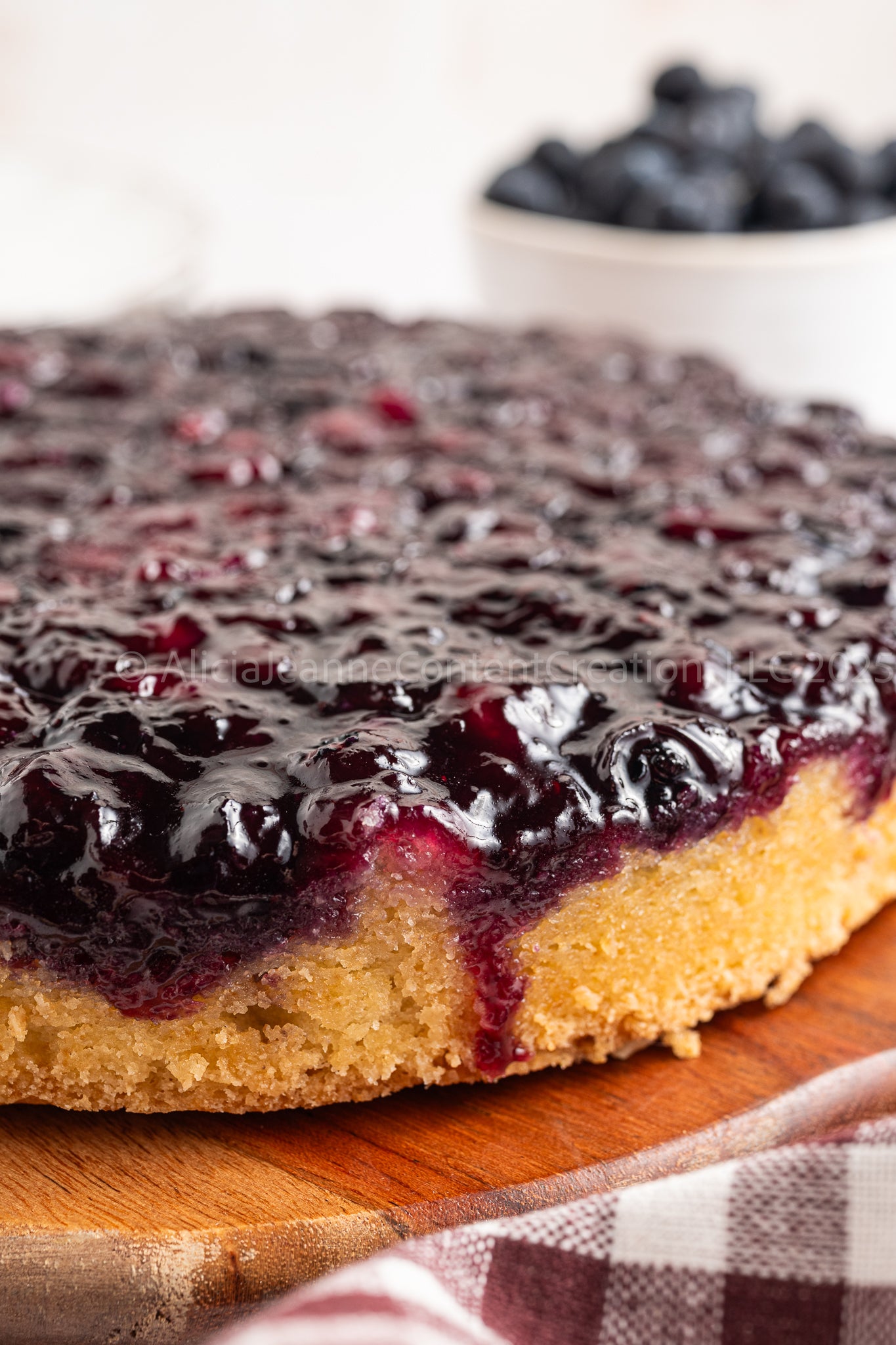 Blueberry Upside Down Cake - *EXCLUSIVE*