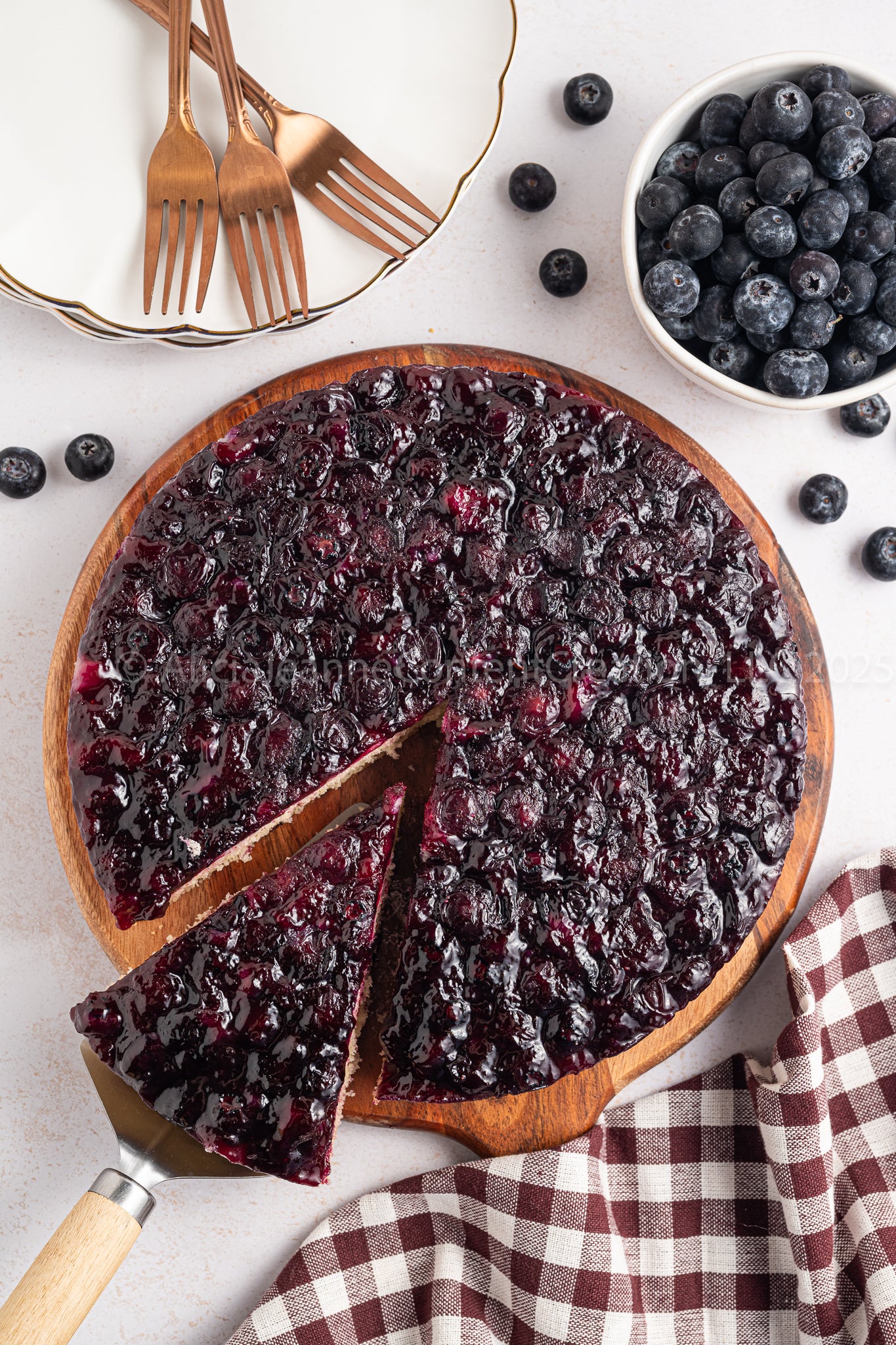 Blueberry Upside Down Cake - *EXCLUSIVE*