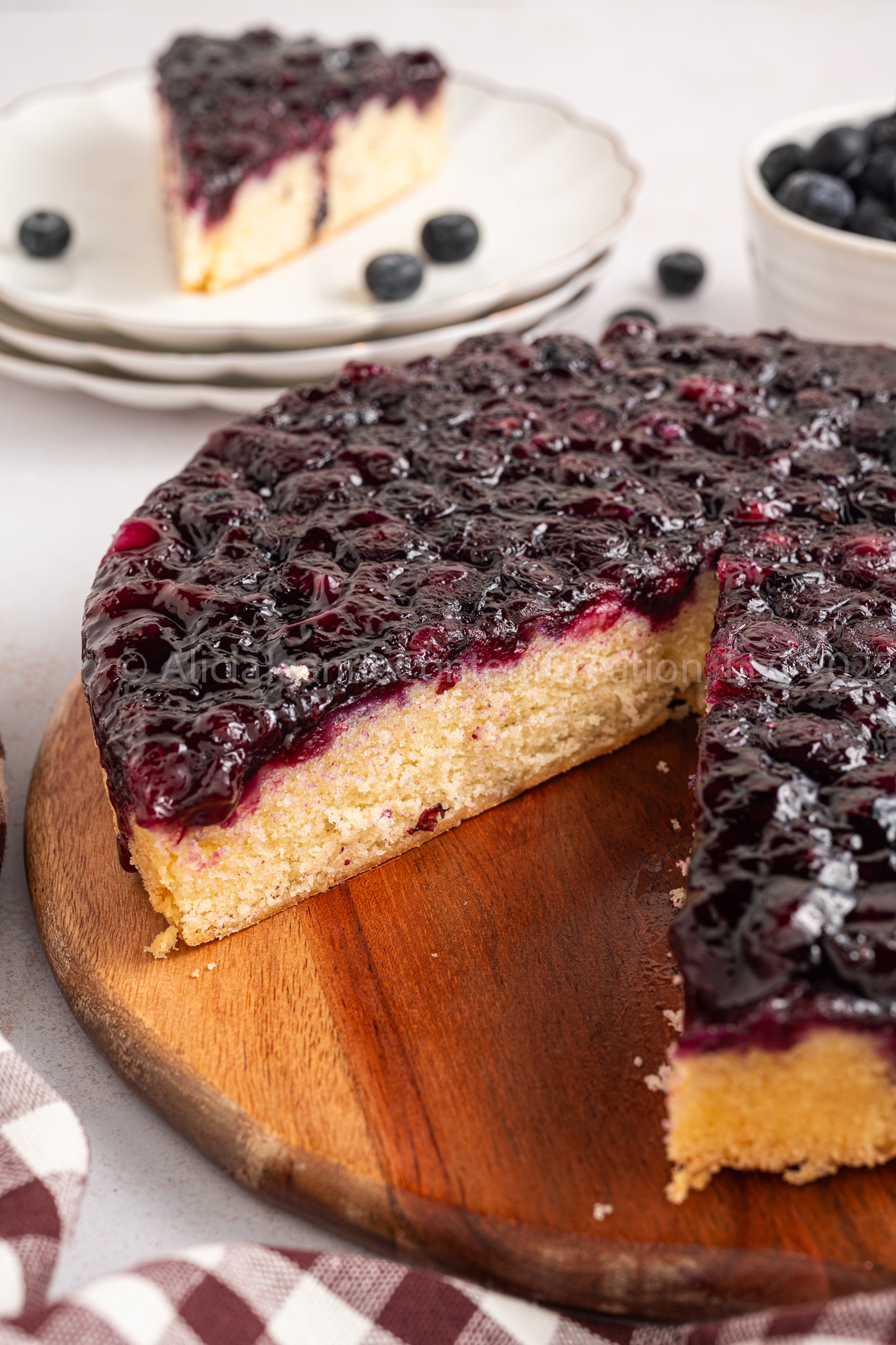 Blueberry Upside Down Cake - *EXCLUSIVE*