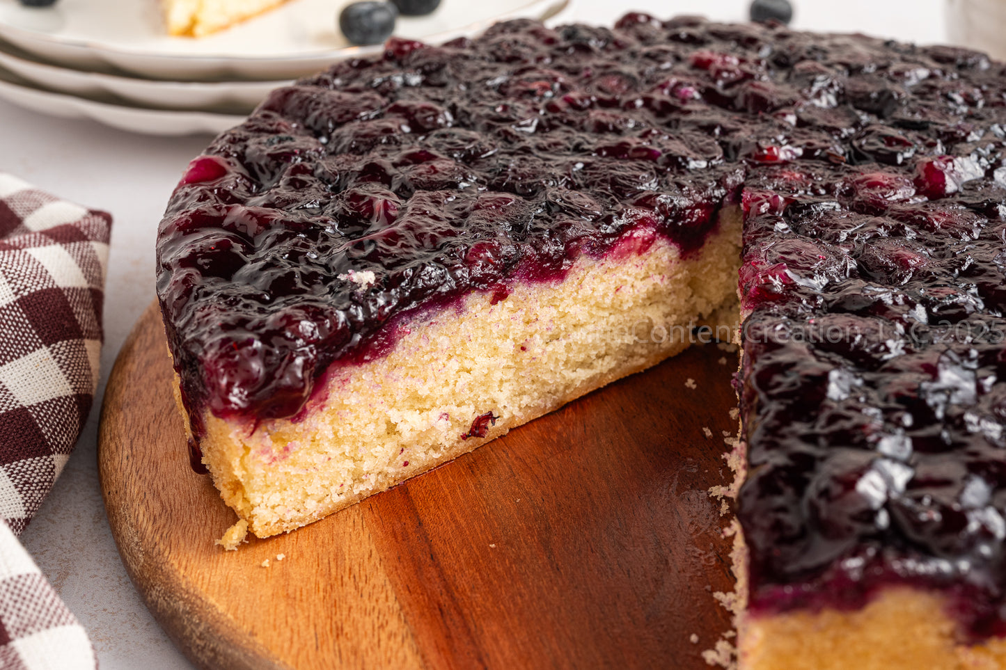 Blueberry Upside Down Cake - *EXCLUSIVE*