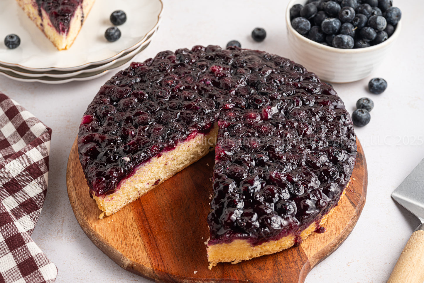 Blueberry Upside Down Cake - *EXCLUSIVE*