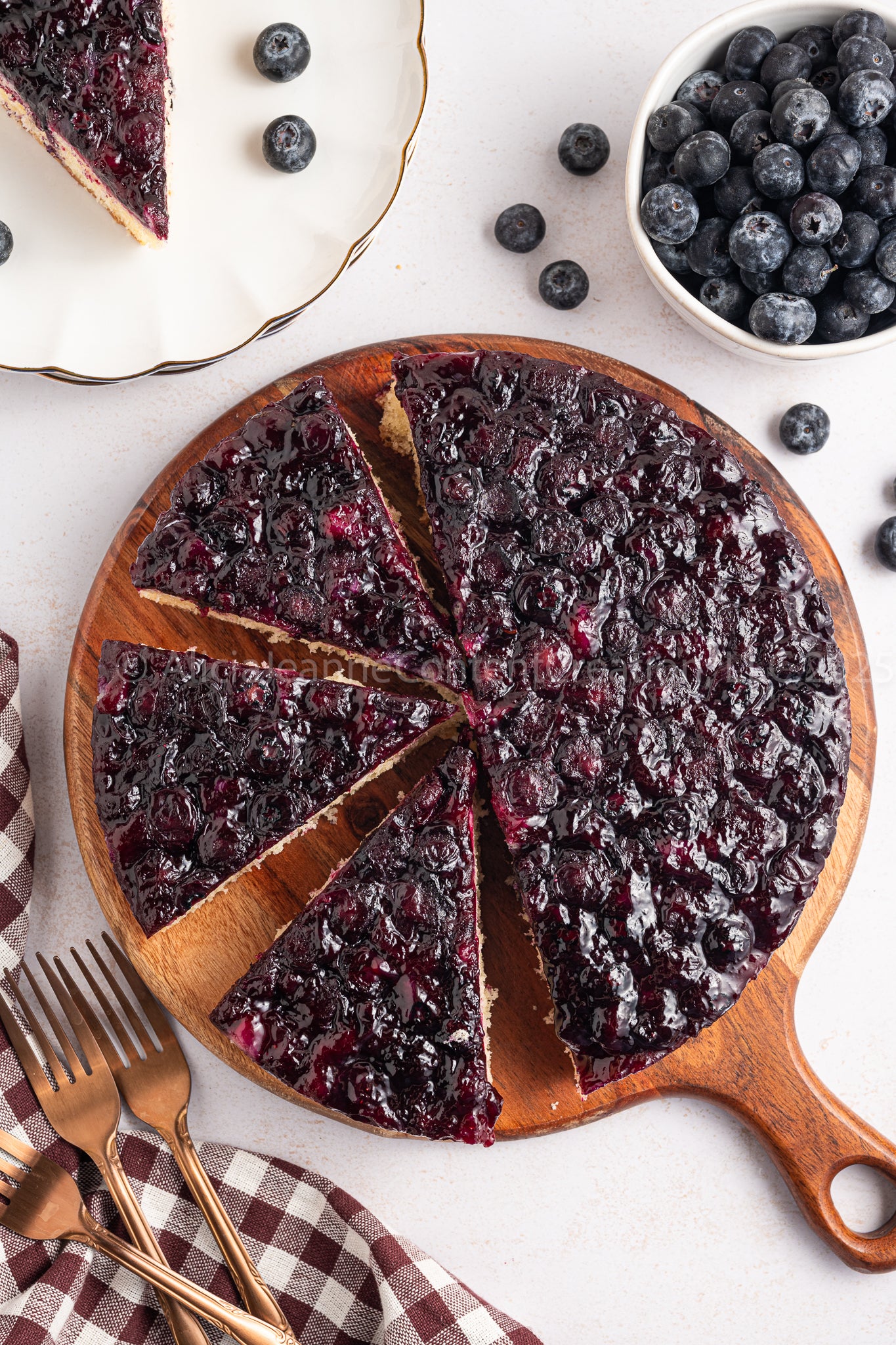 Blueberry Upside Down Cake - *EXCLUSIVE*
