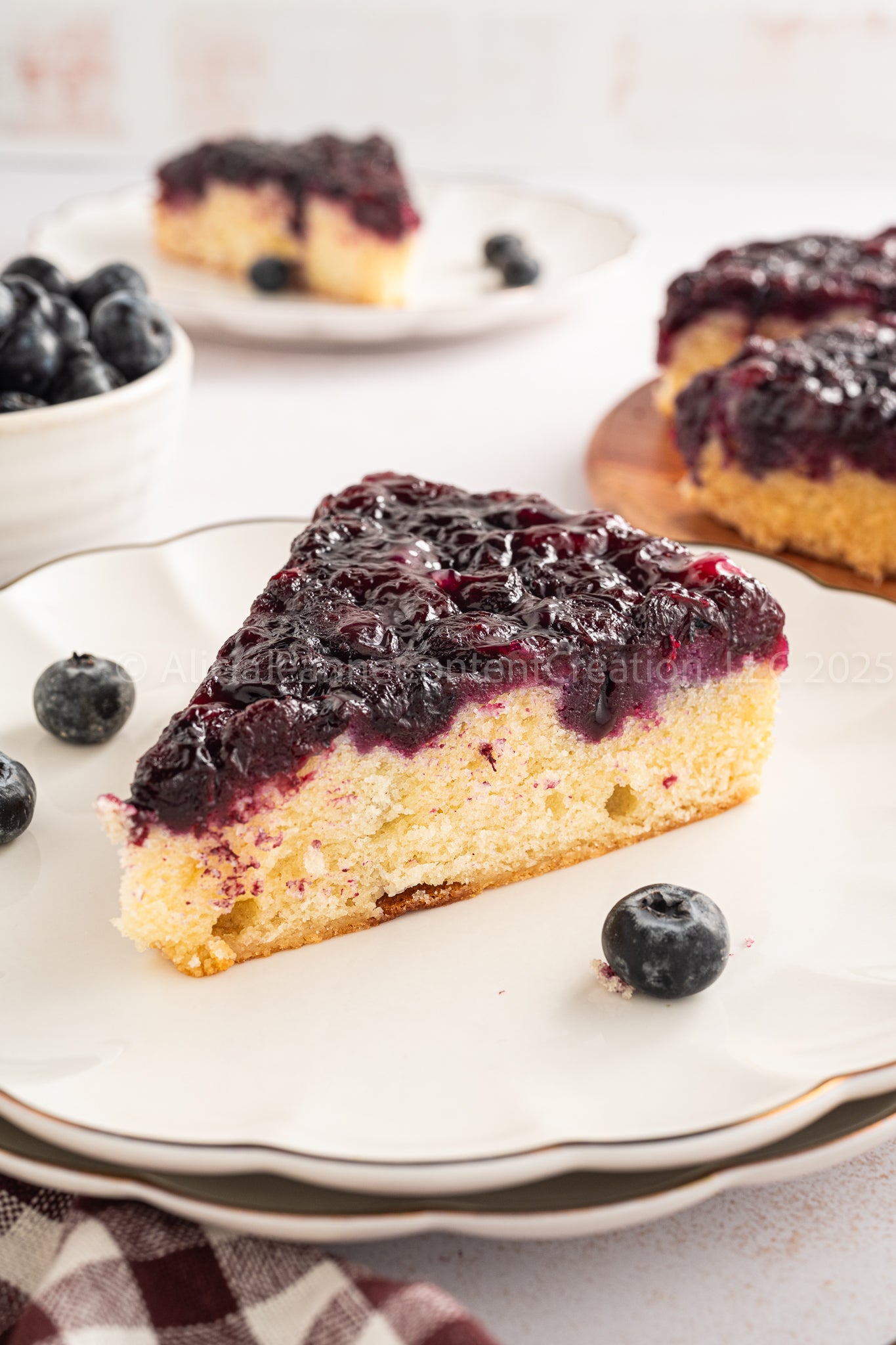 Blueberry Upside Down Cake - *EXCLUSIVE*