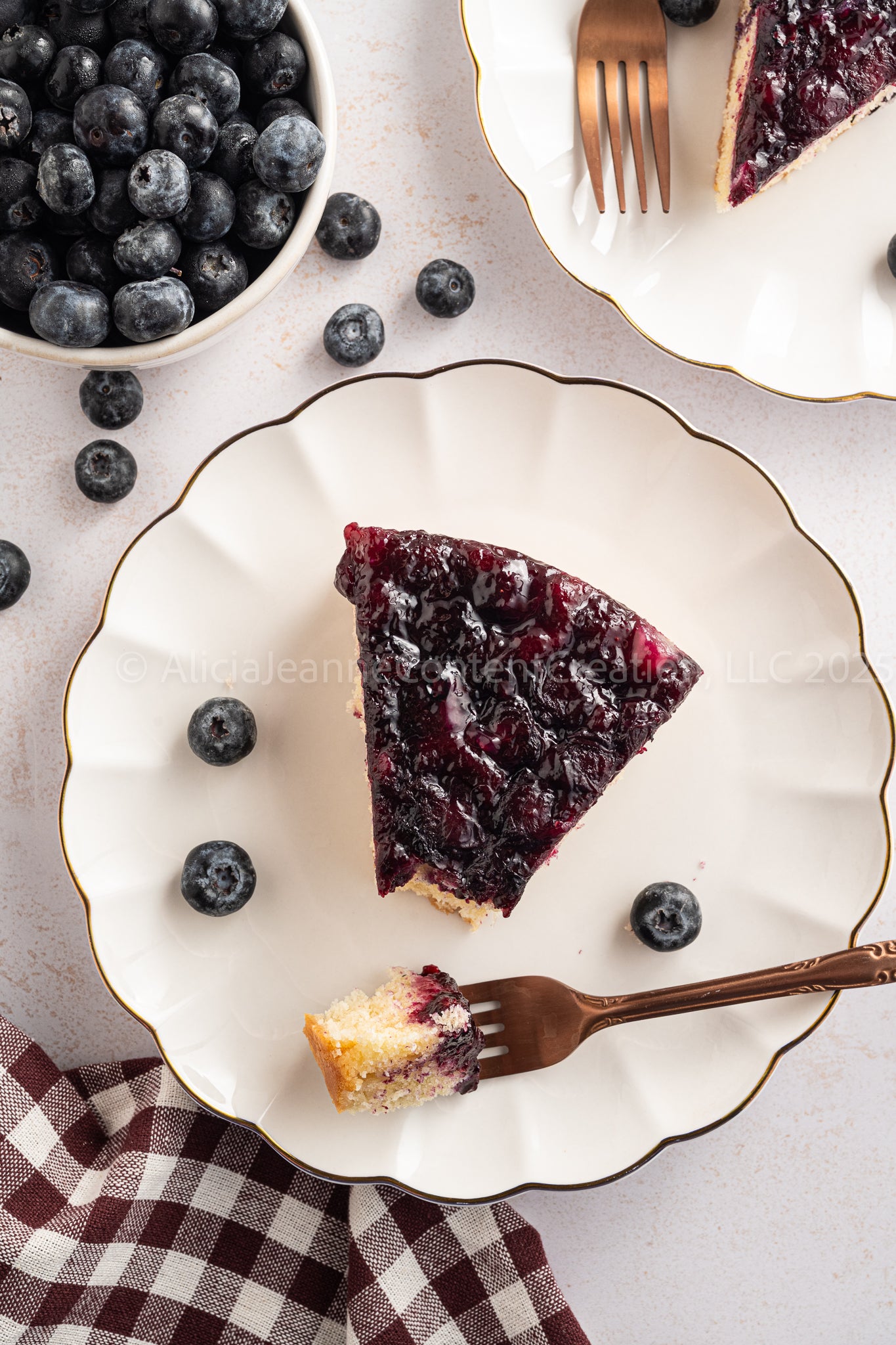 Blueberry Upside Down Cake - *EXCLUSIVE*