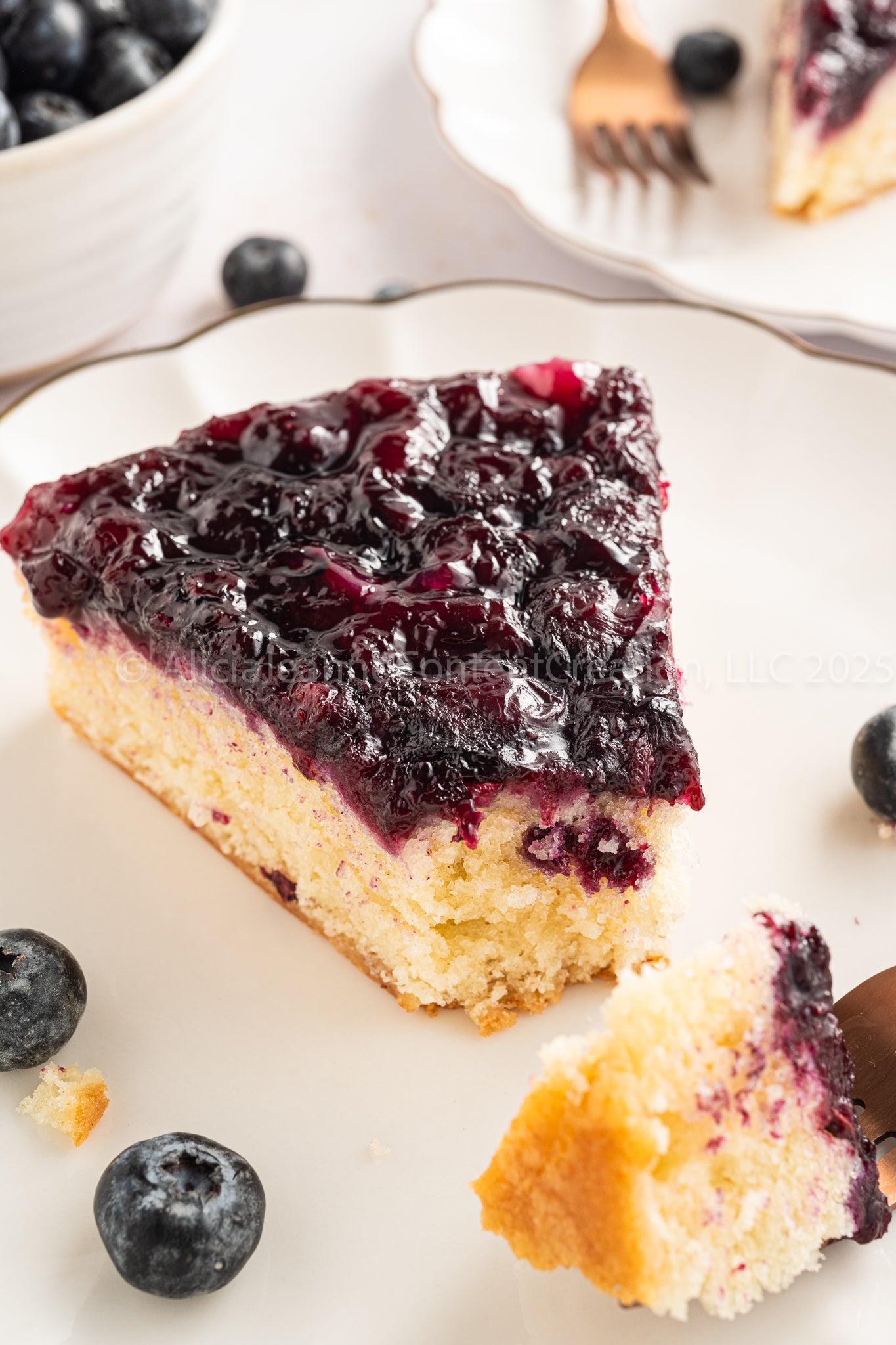 Blueberry Upside Down Cake - *EXCLUSIVE*