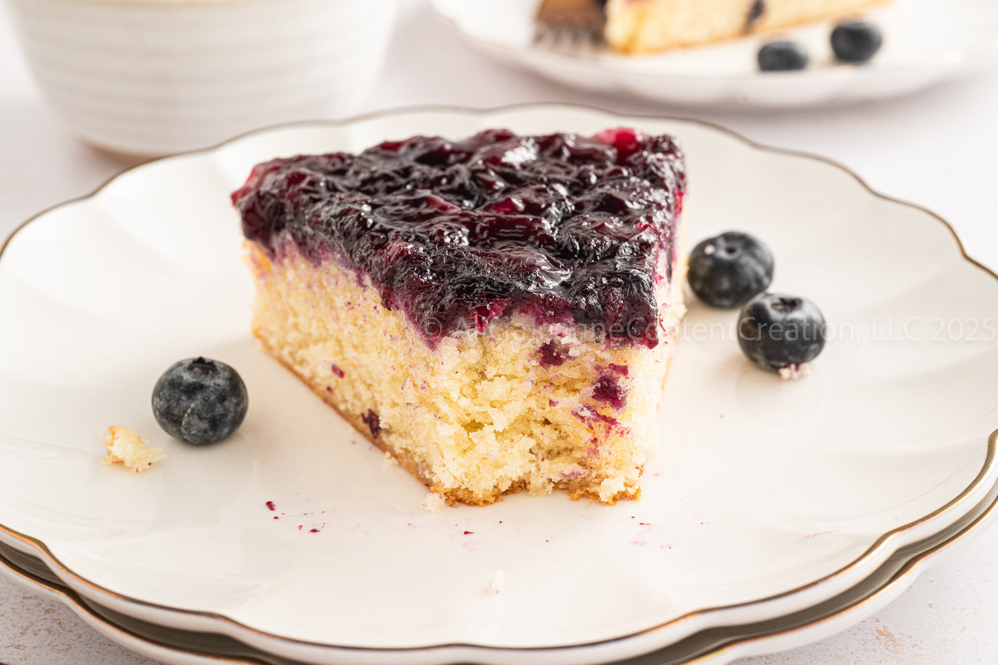 Blueberry Upside Down Cake - *EXCLUSIVE*
