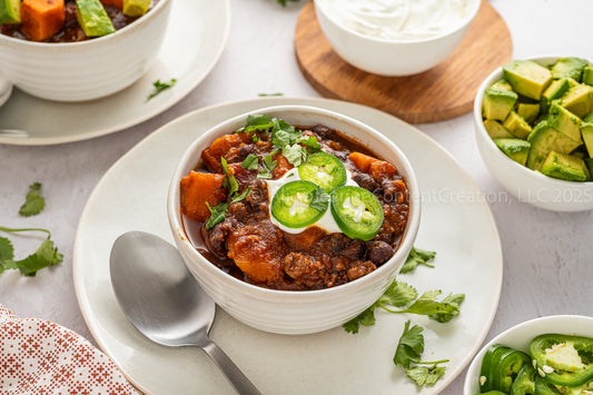 Slow Cooker Sweet Potato Chili - *EXCLUSIVE*