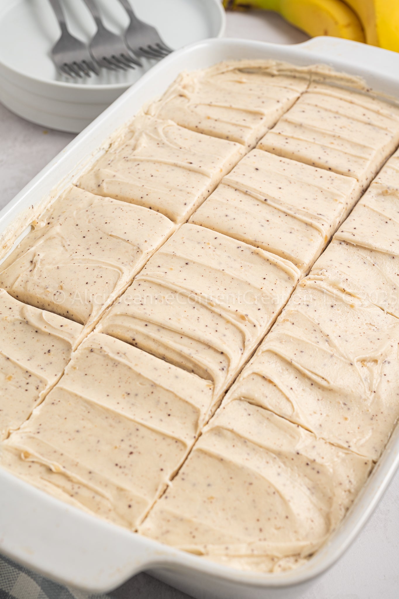 Banana Cake with Brown Butter Cream Cheese Frosting - *EXCLUSIVE*