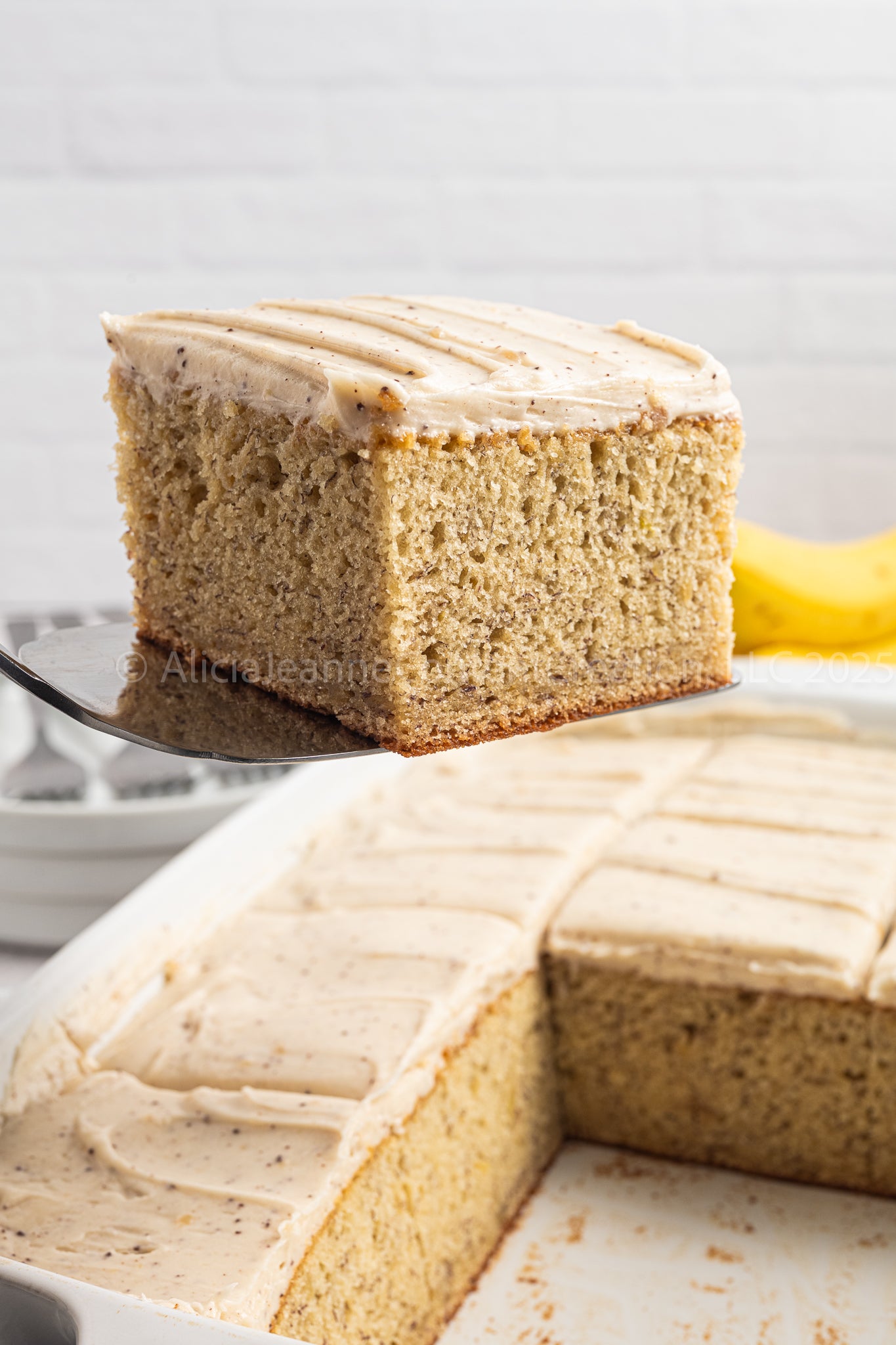 Banana Cake with Brown Butter Cream Cheese Frosting - *EXCLUSIVE*