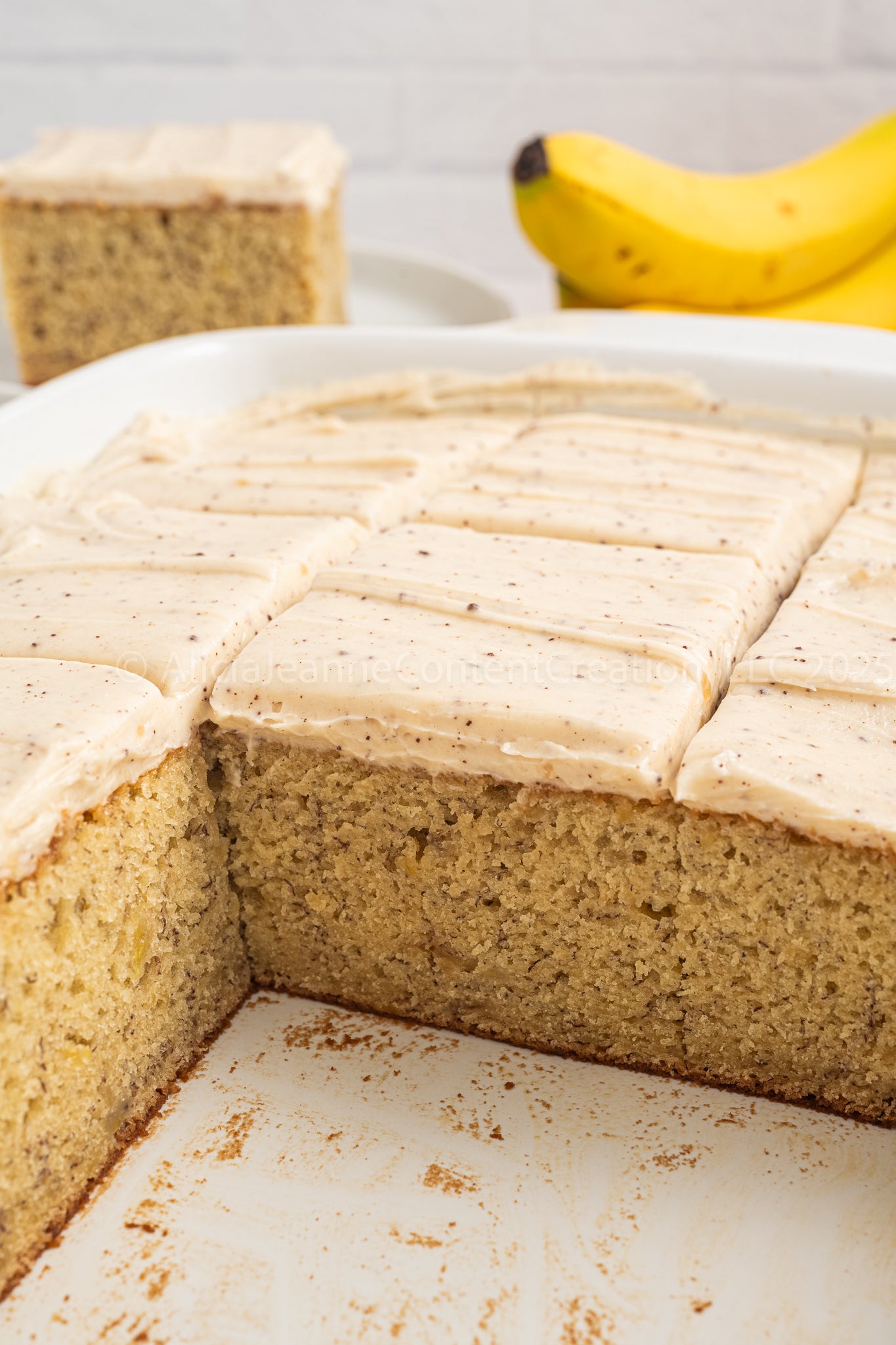 Banana Cake with Brown Butter Cream Cheese Frosting - *EXCLUSIVE*