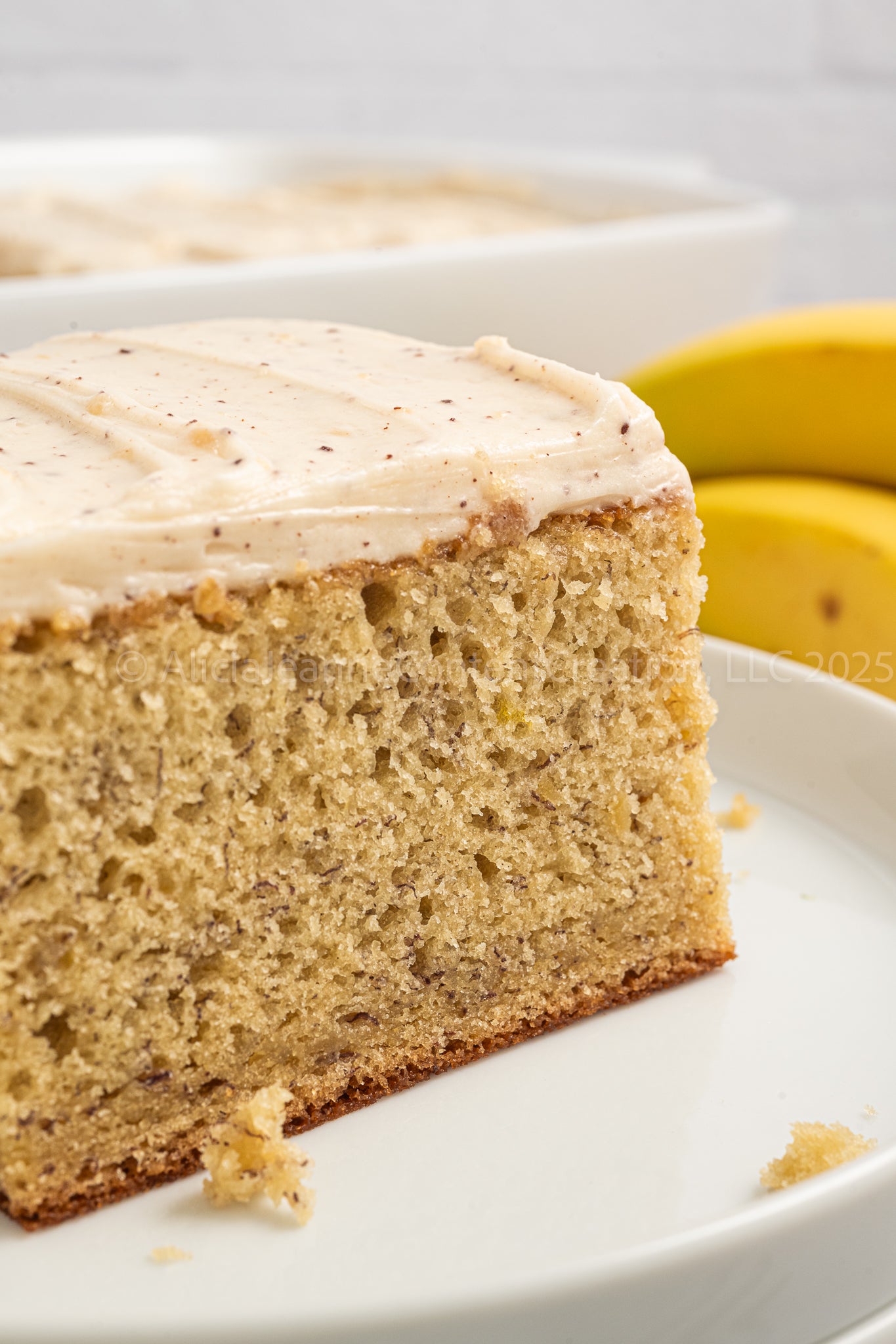 Banana Cake with Brown Butter Cream Cheese Frosting - *EXCLUSIVE*