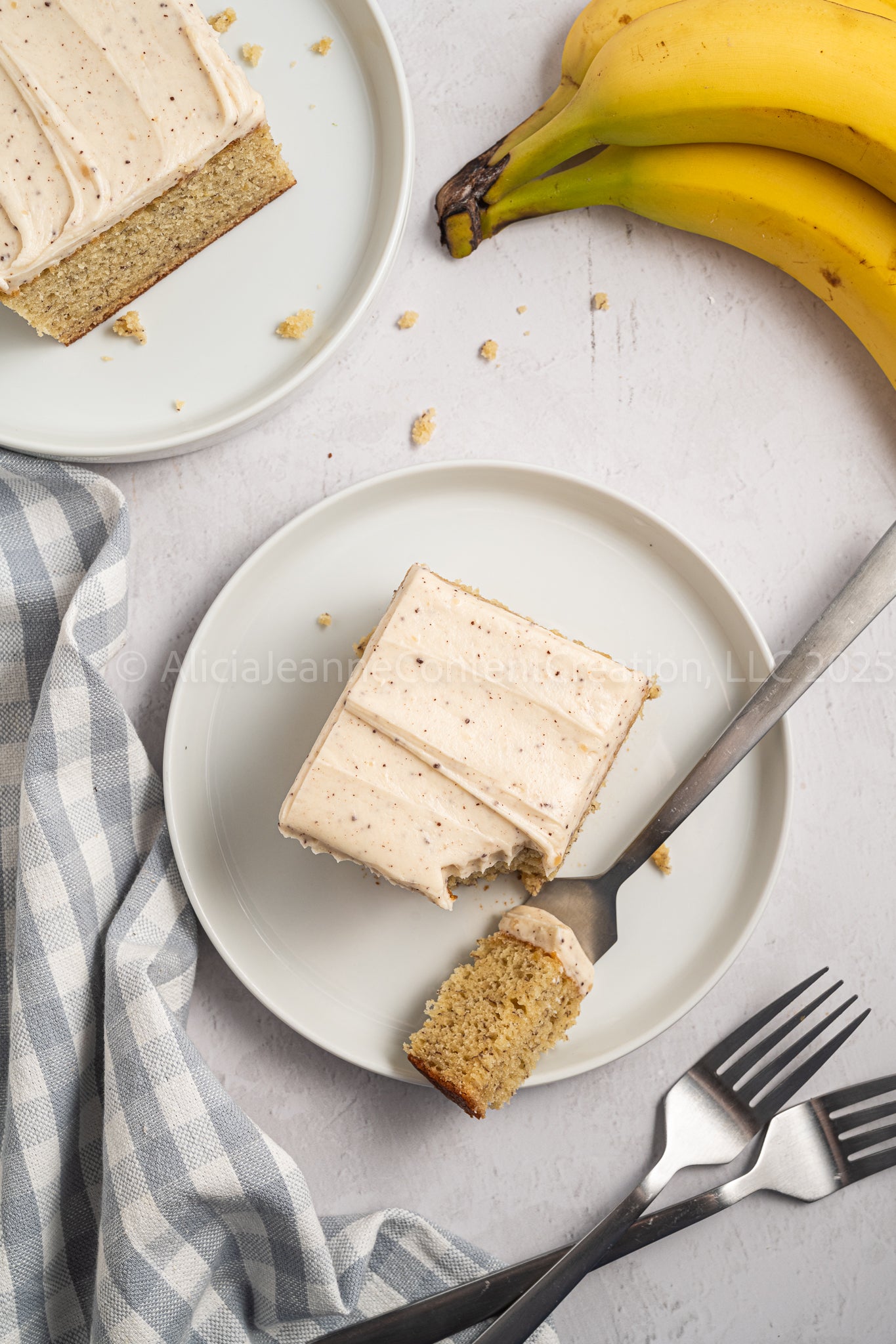 Banana Cake with Brown Butter Cream Cheese Frosting - *EXCLUSIVE*