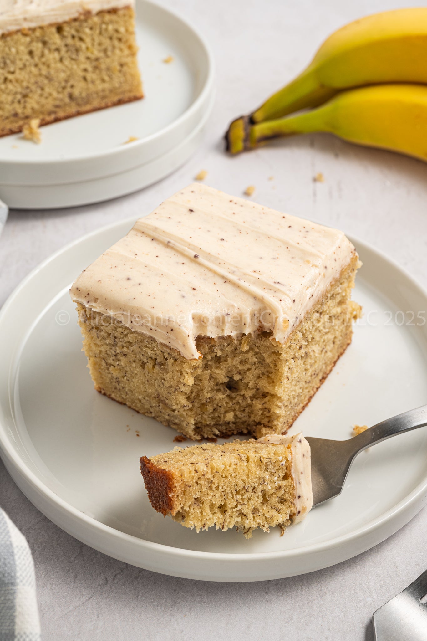 Banana Cake with Brown Butter Cream Cheese Frosting - *EXCLUSIVE*