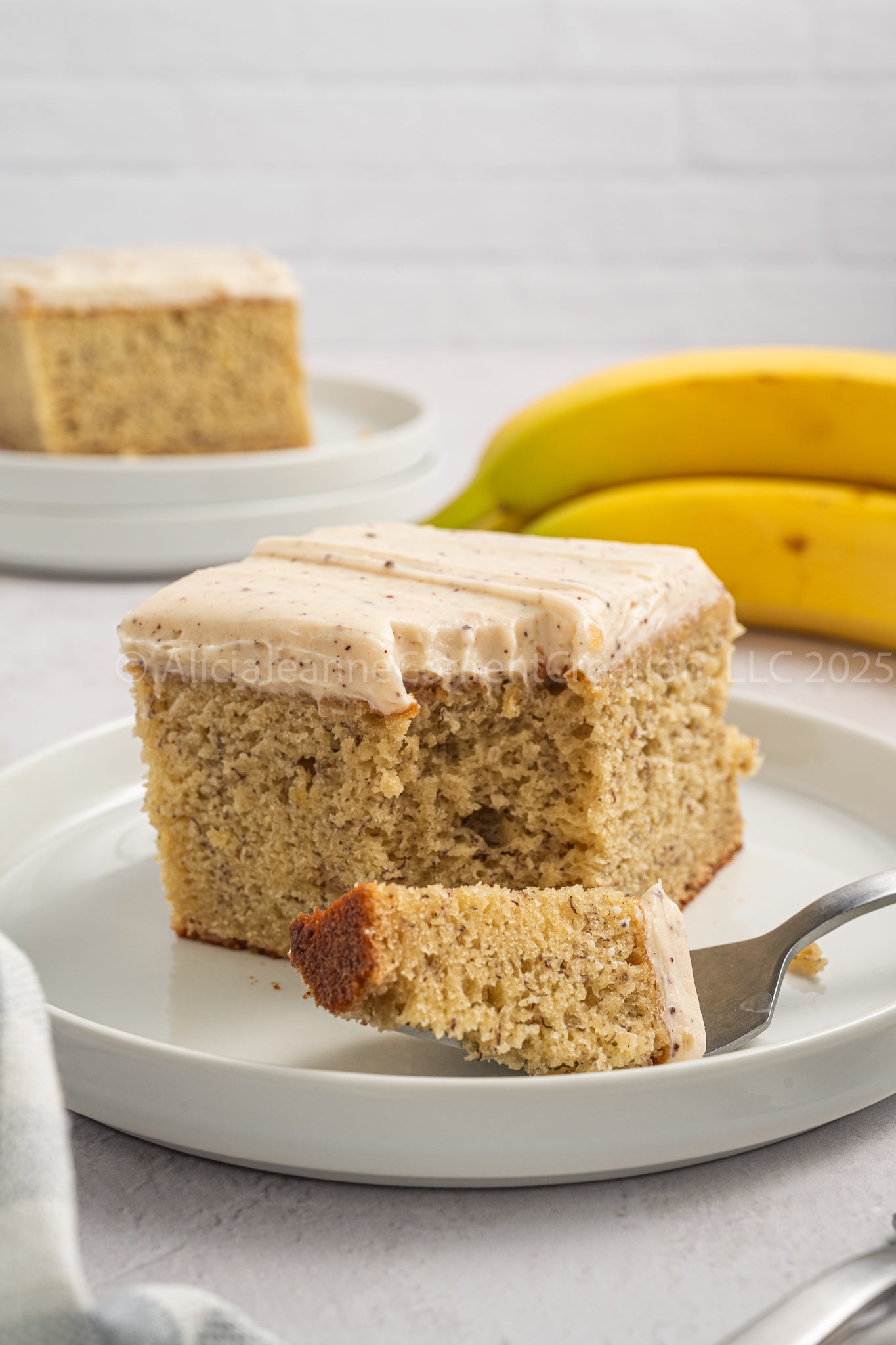 Banana Cake with Brown Butter Cream Cheese Frosting - *EXCLUSIVE*