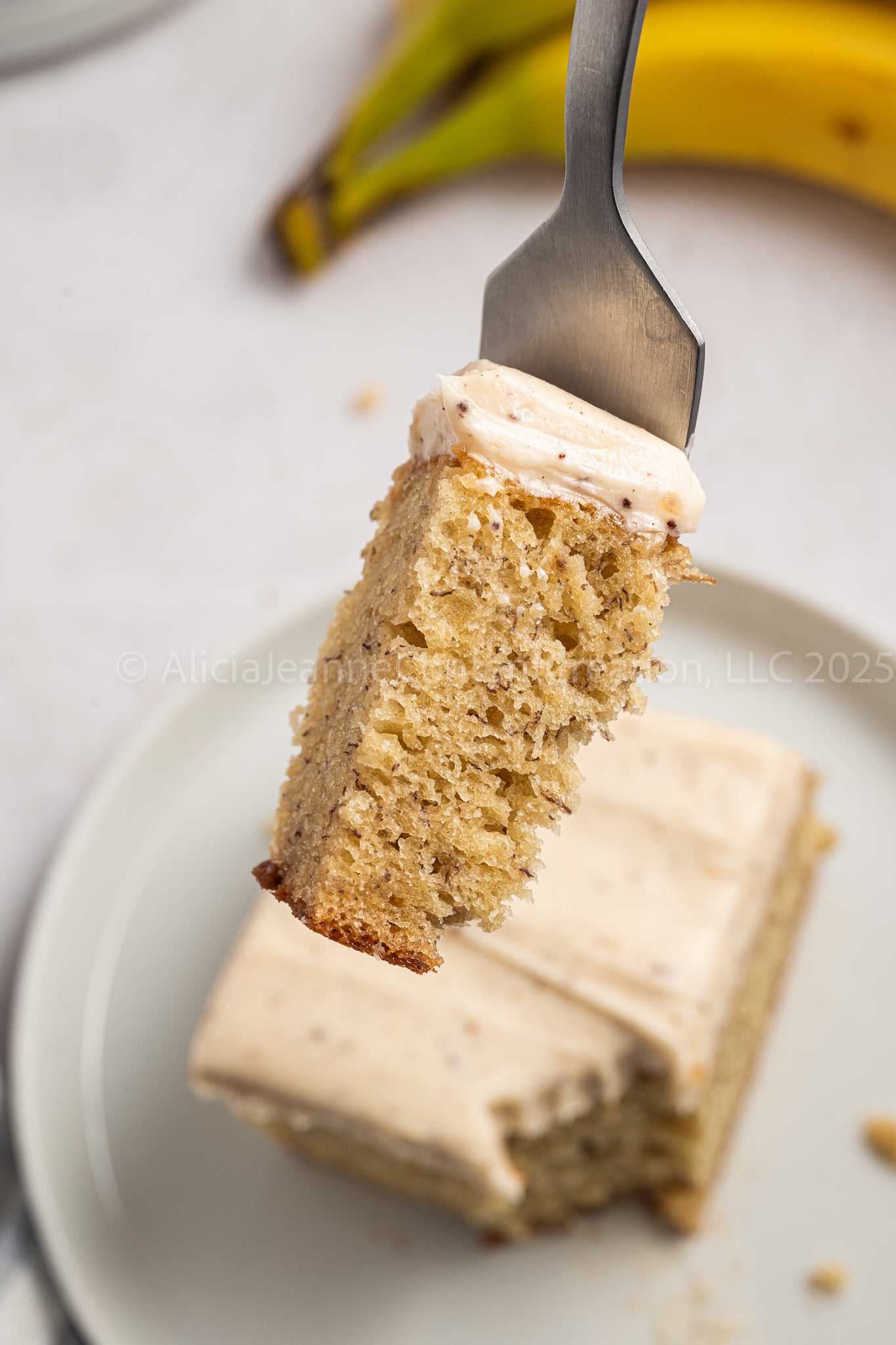 Banana Cake with Brown Butter Cream Cheese Frosting - *EXCLUSIVE*