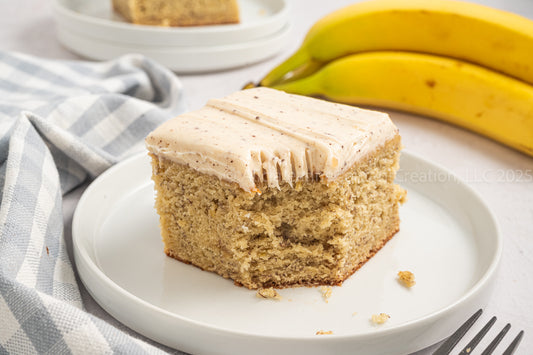 Banana Cake with Brown Butter Cream Cheese Frosting - *EXCLUSIVE*