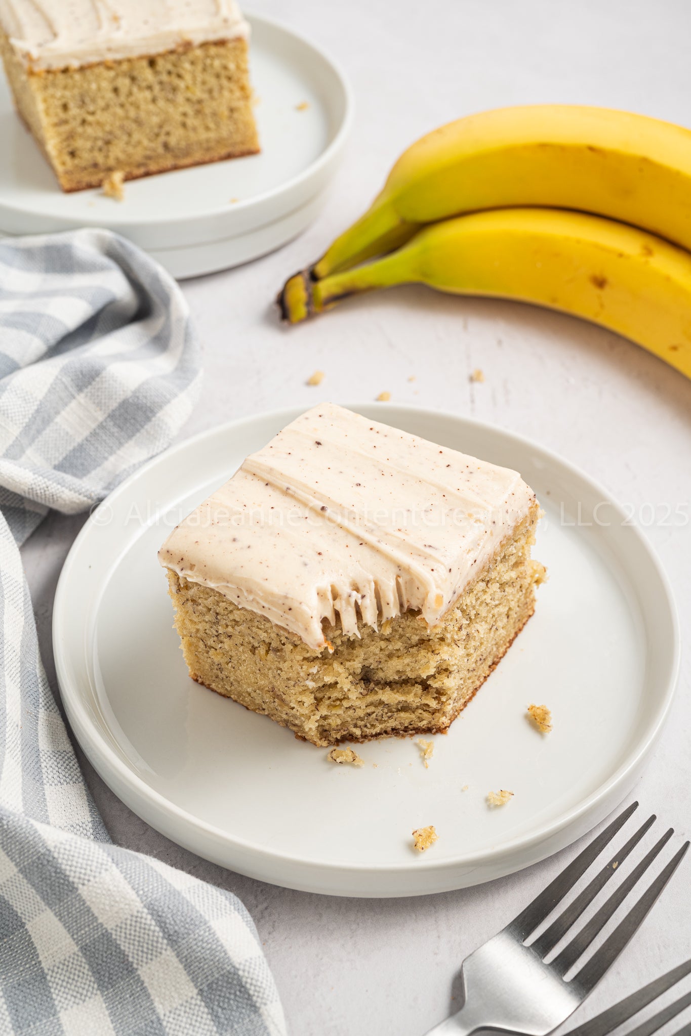 Banana Cake with Brown Butter Cream Cheese Frosting - *EXCLUSIVE*