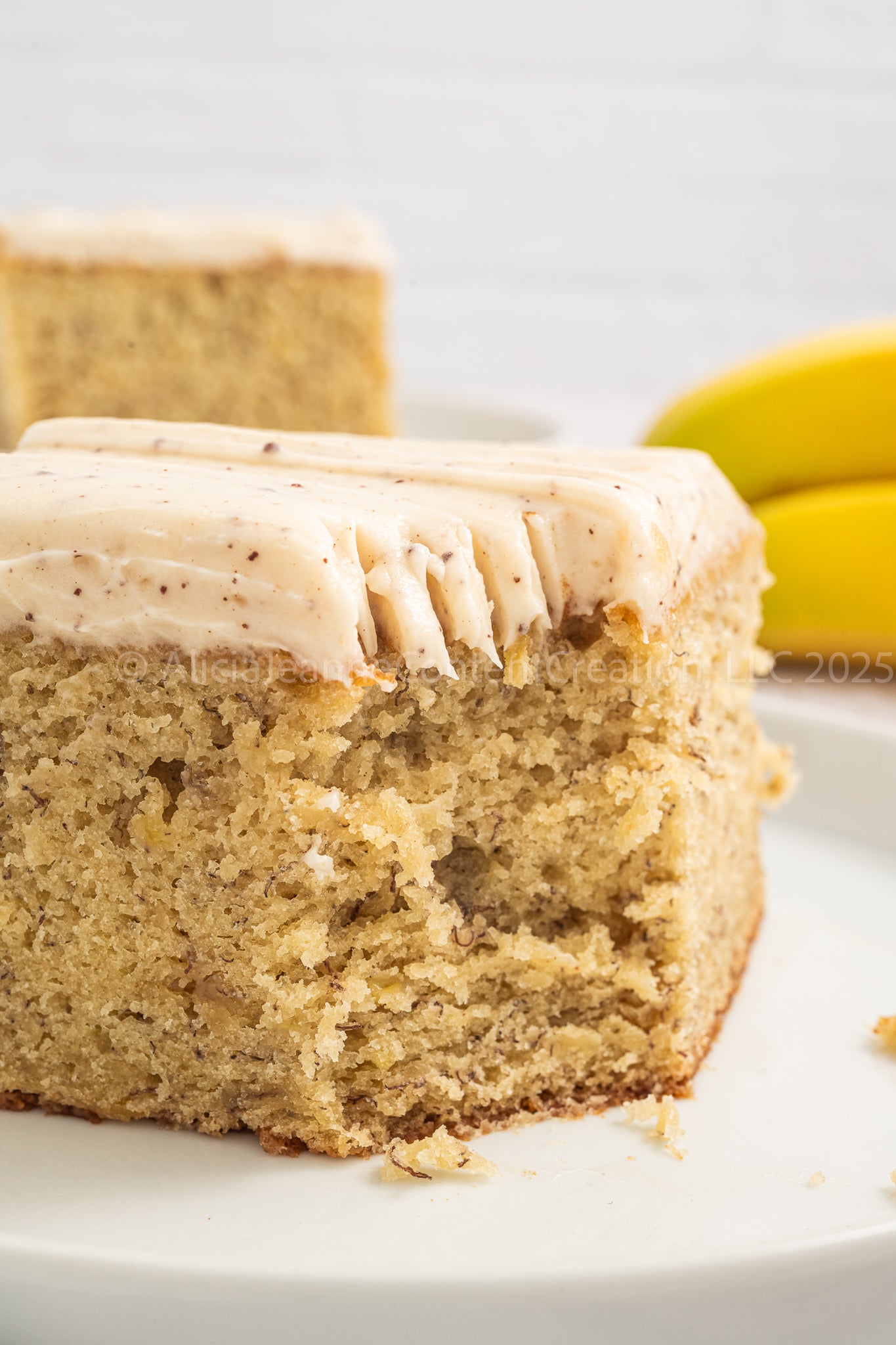 Banana Cake with Brown Butter Cream Cheese Frosting - *EXCLUSIVE*
