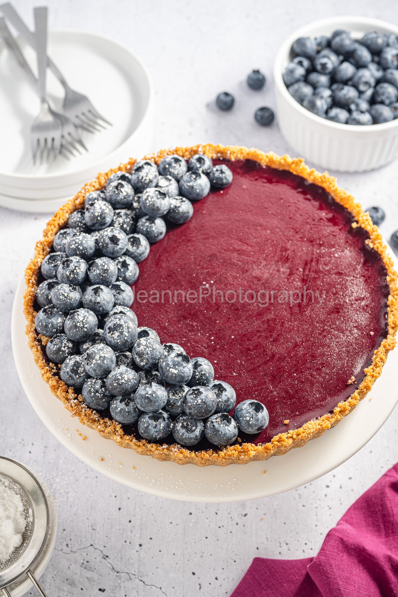 Blueberry Curd Tart - *EXCLUSIVE*