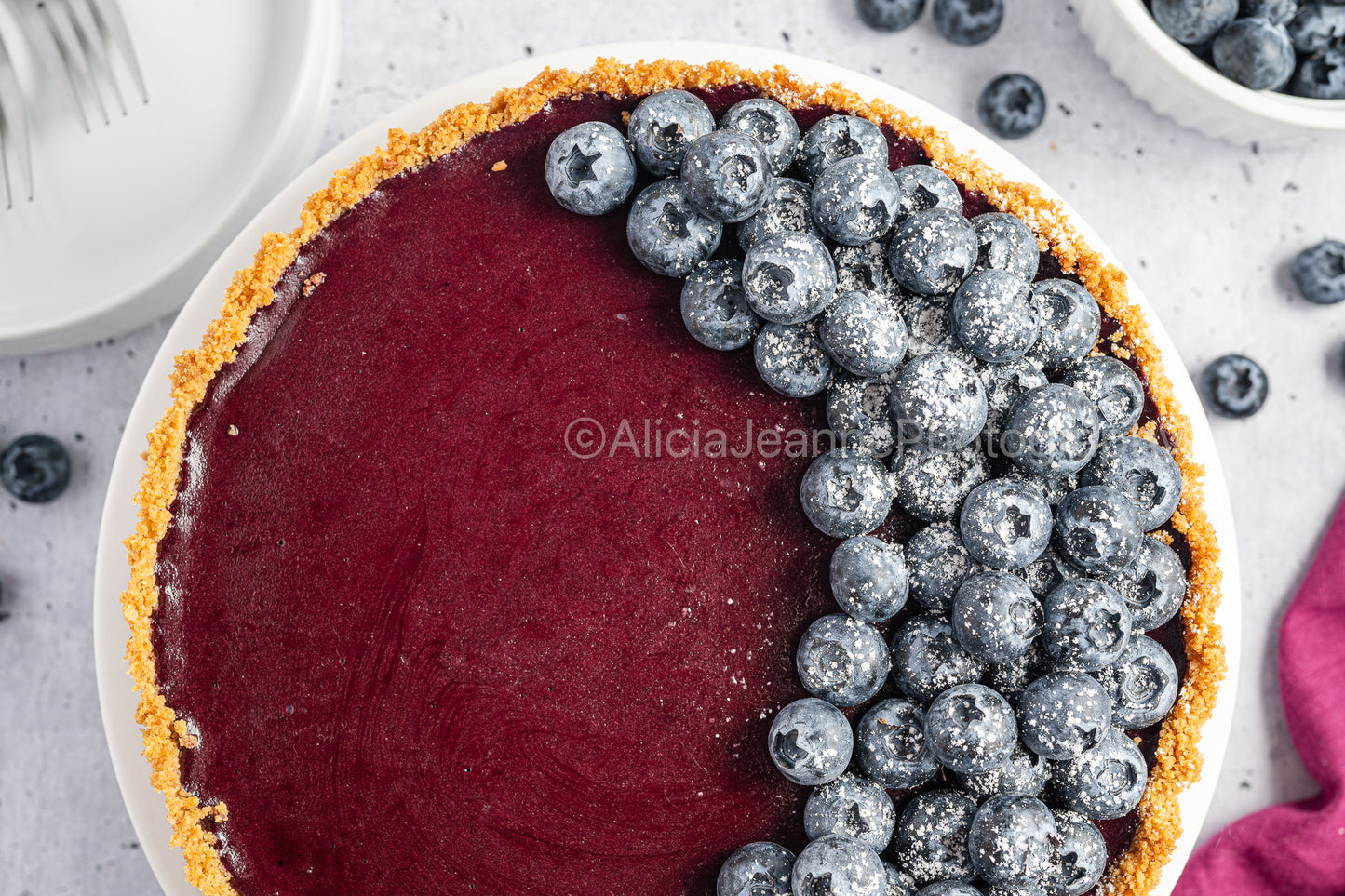 Blueberry Curd Tart - *EXCLUSIVE*