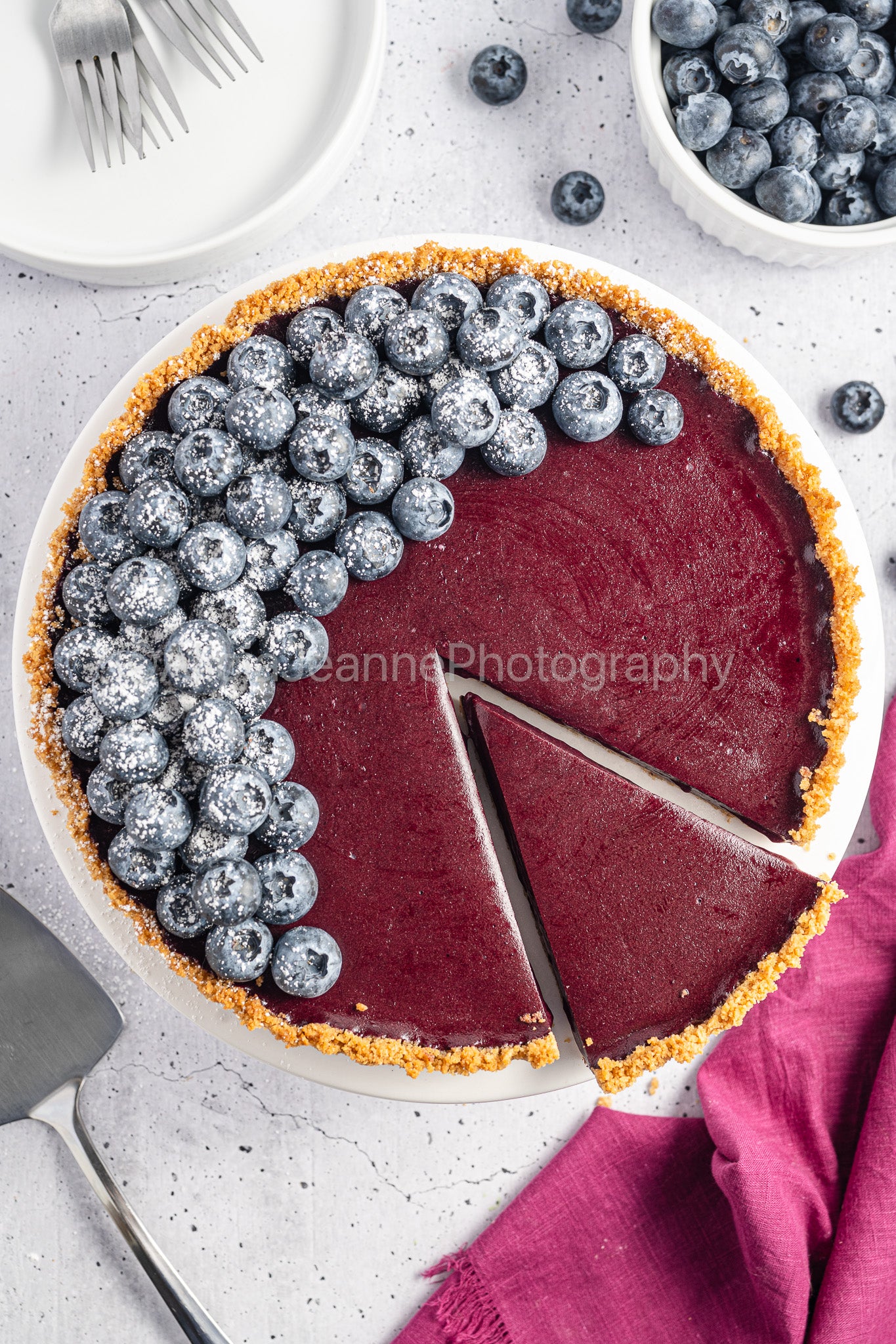 Blueberry Curd Tart - *EXCLUSIVE*