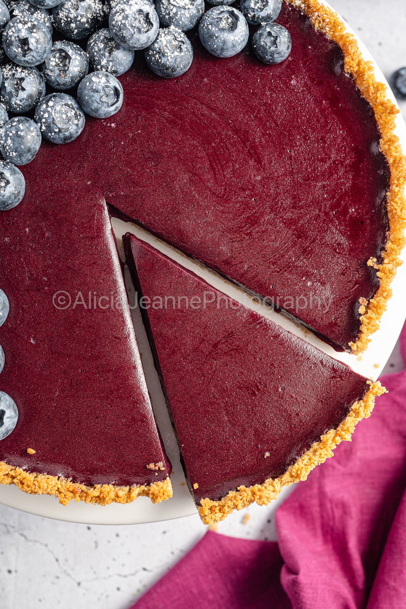 Blueberry Curd Tart - *EXCLUSIVE*