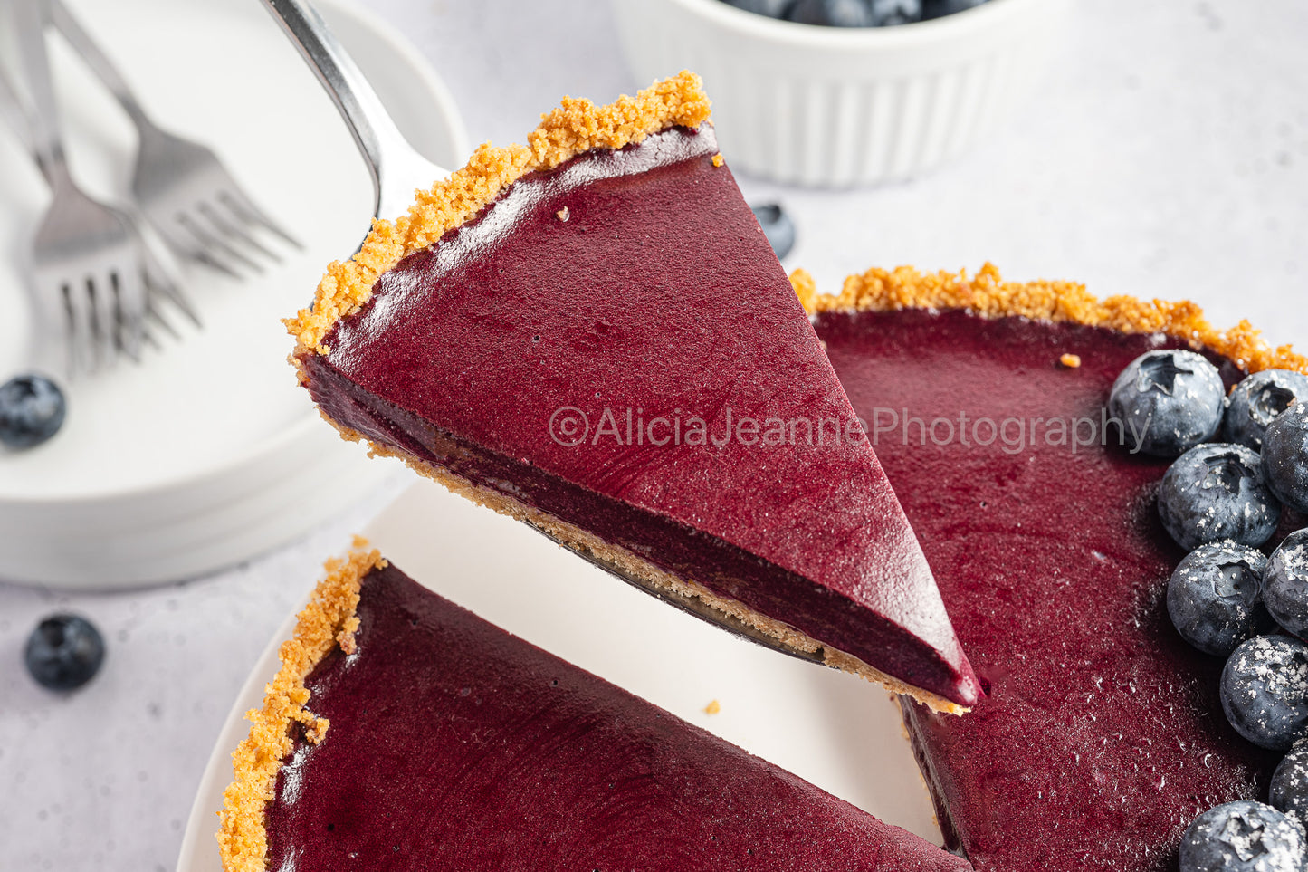 Blueberry Curd Tart - *EXCLUSIVE*