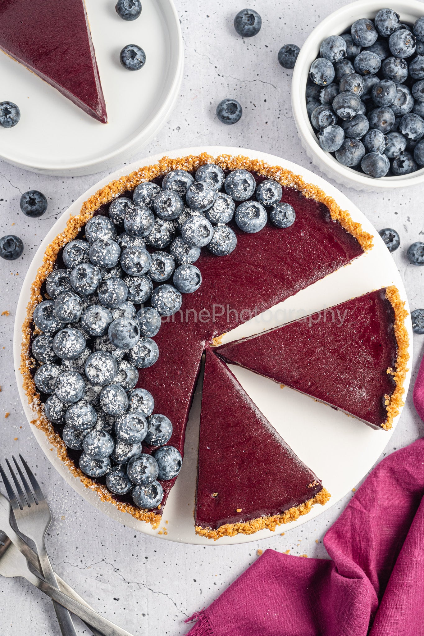 Blueberry Curd Tart - *EXCLUSIVE*