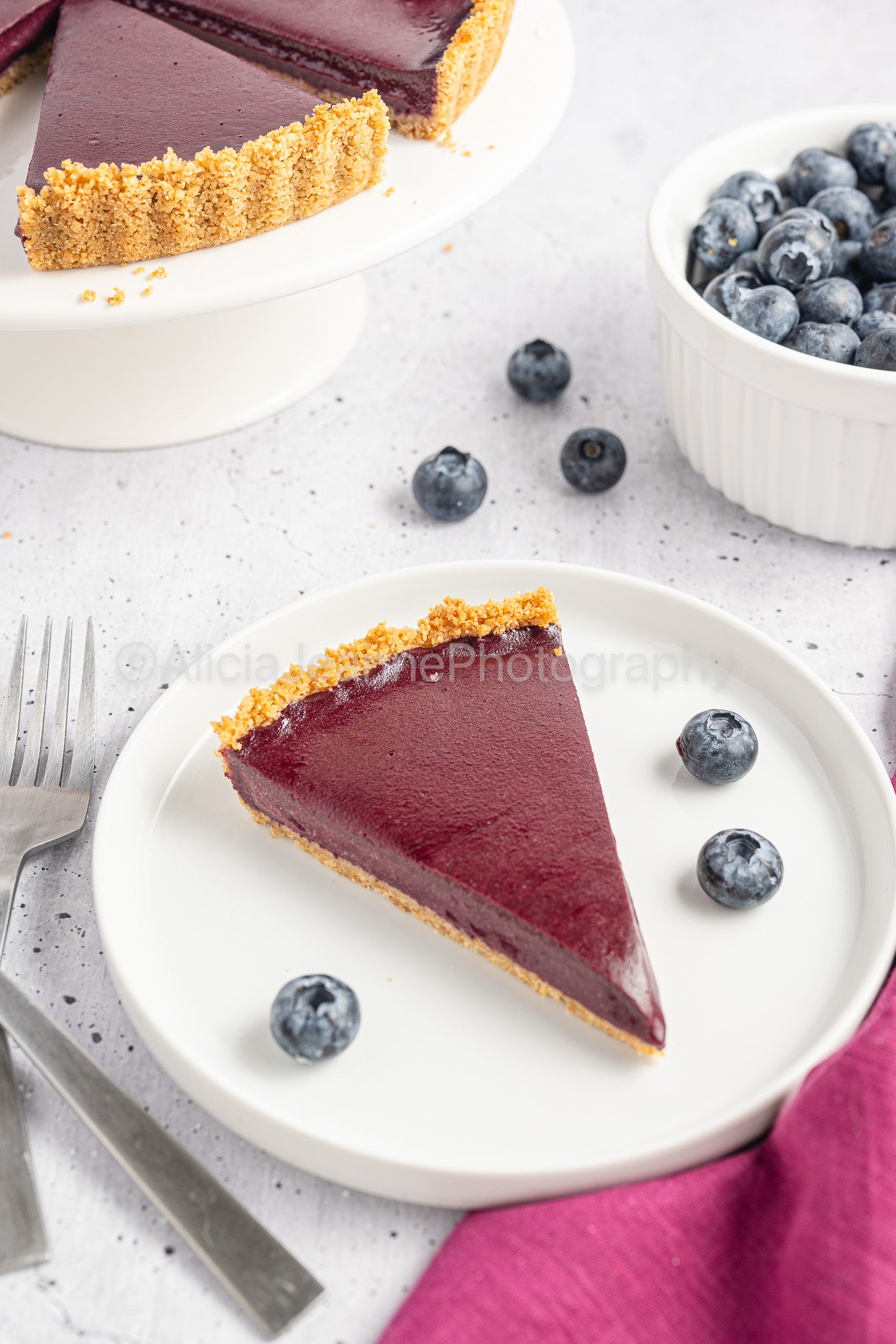 Blueberry Curd Tart - *EXCLUSIVE*