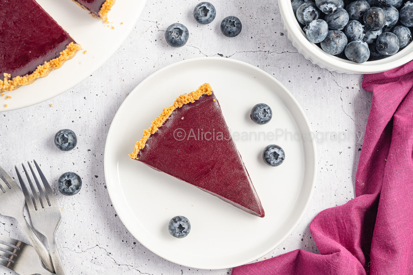 Blueberry Curd Tart - *EXCLUSIVE*