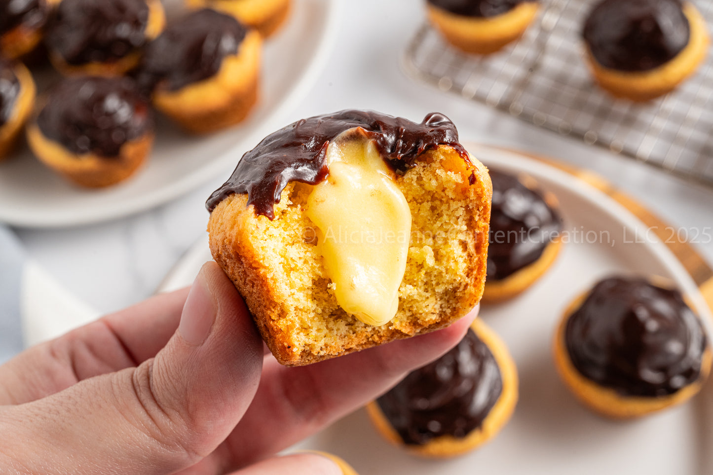 Boston Cream Pie Bites - *EXCLUSIVE*