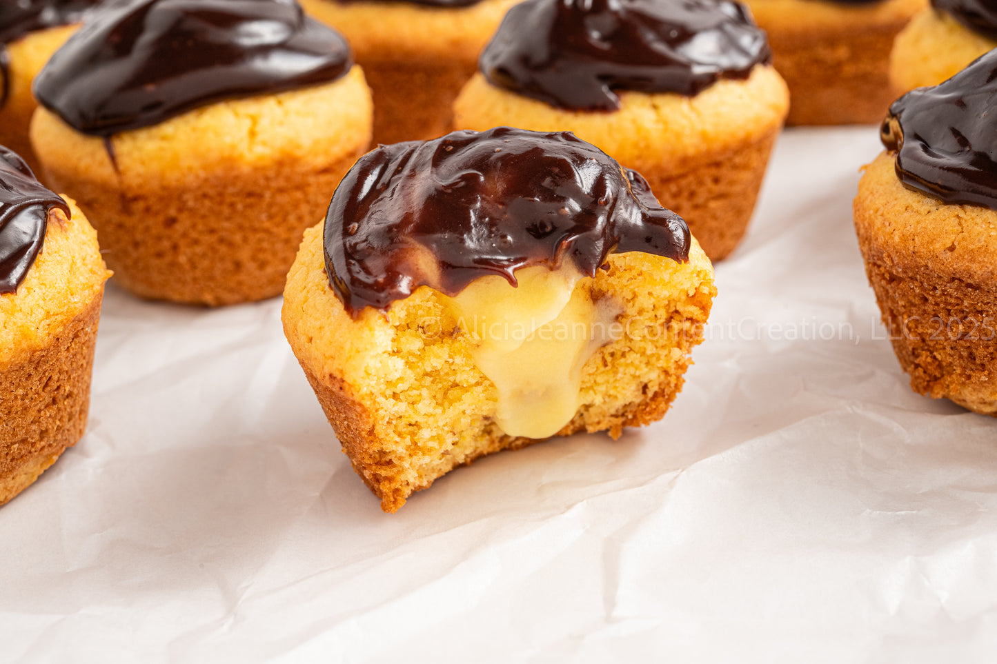 Boston Cream Pie Bites - *EXCLUSIVE*