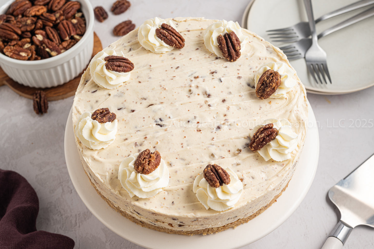 Butter Pecan Cheesecake (No Bake) - *EXCLUSIVE*