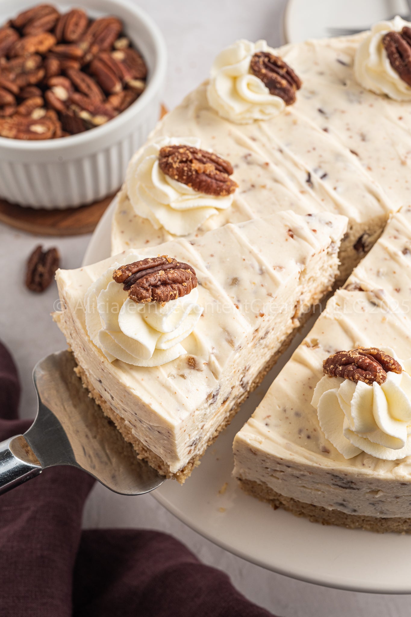 Butter Pecan Cheesecake (No Bake) - *EXCLUSIVE*
