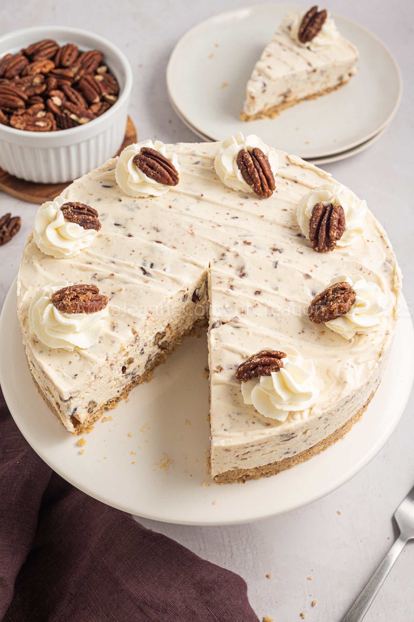 Butter Pecan Cheesecake (No Bake) - *EXCLUSIVE*