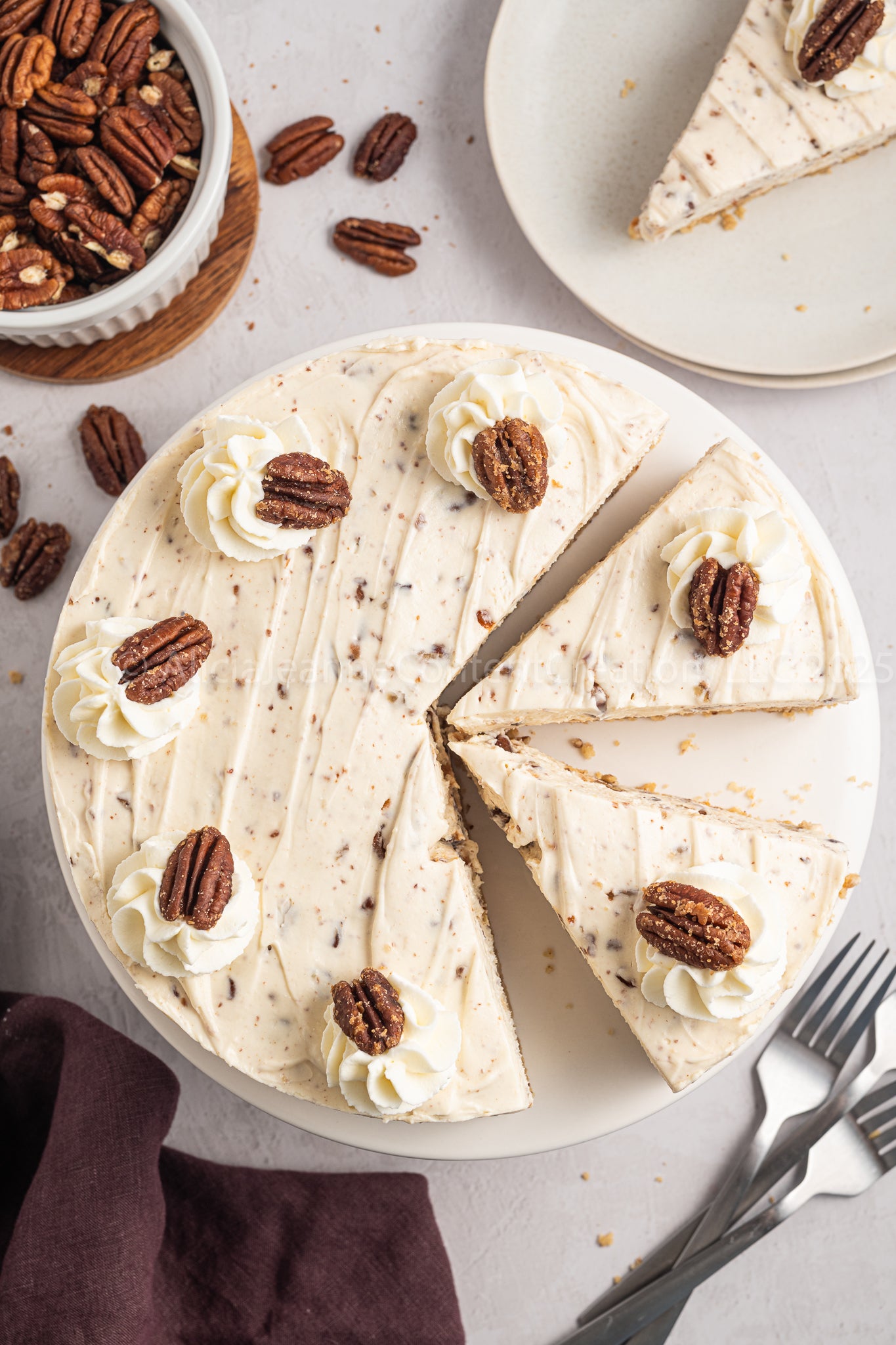 Butter Pecan Cheesecake (No Bake) - *EXCLUSIVE*