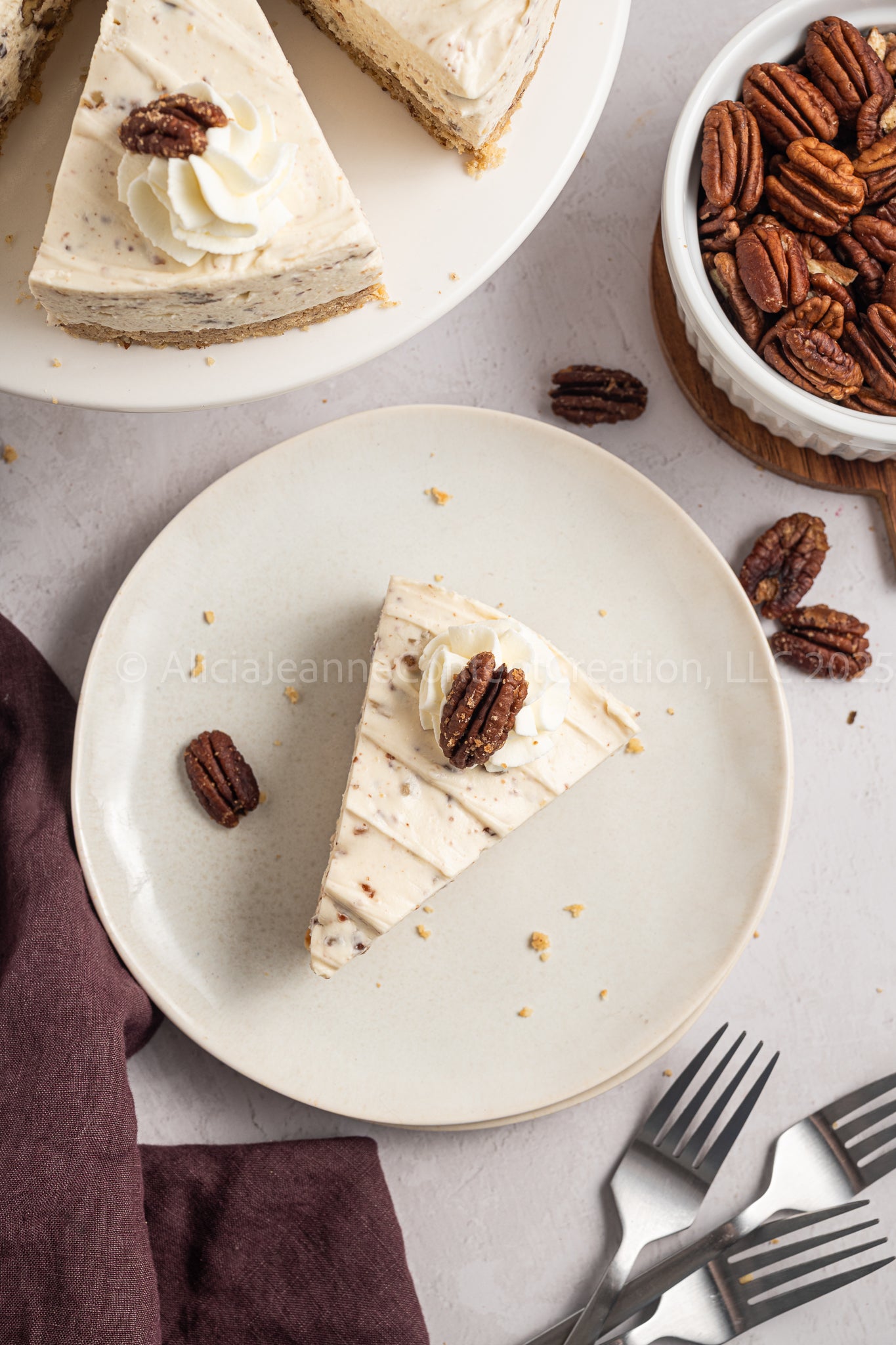 Butter Pecan Cheesecake (No Bake) - *EXCLUSIVE*