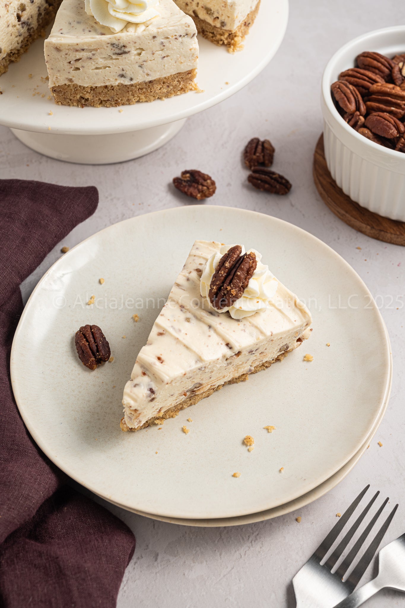 Butter Pecan Cheesecake (No Bake) - *EXCLUSIVE*