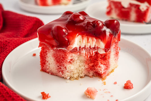 Cherry Poke Cake - *EXCLUSIVE*