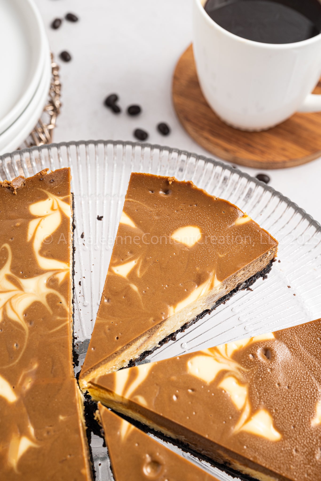 NEW PHOTOS - Espresso Swirl Cheesecake - *EXCLUSIVE*