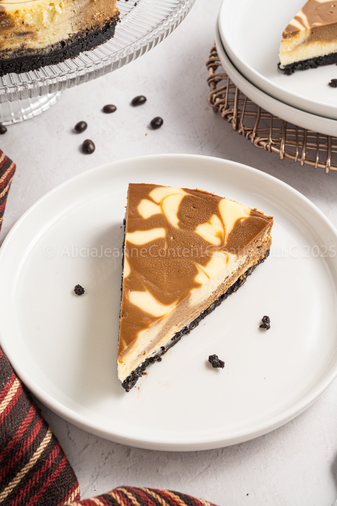 NEW PHOTOS - Espresso Swirl Cheesecake - *EXCLUSIVE*