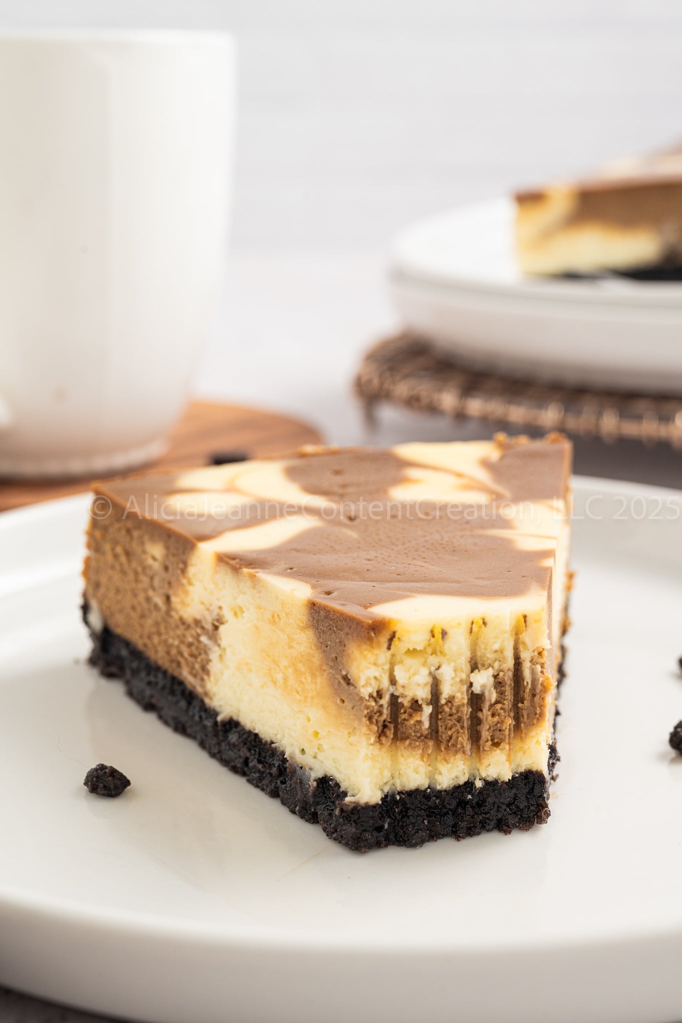 NEW PHOTOS - Espresso Swirl Cheesecake - *EXCLUSIVE*