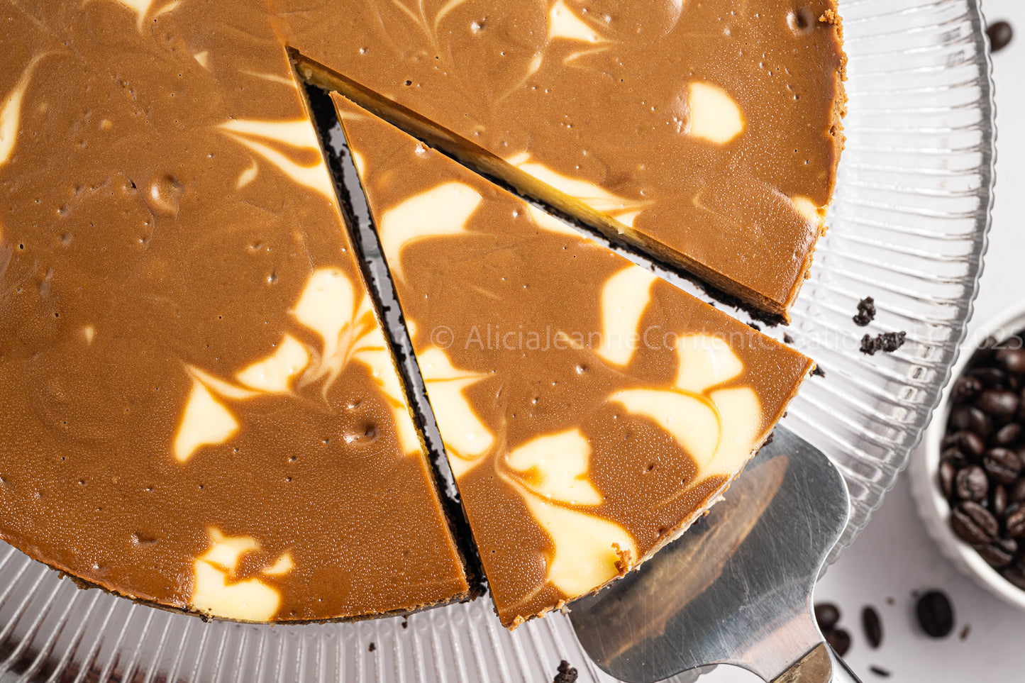 NEW PHOTOS - Espresso Swirl Cheesecake - *EXCLUSIVE*