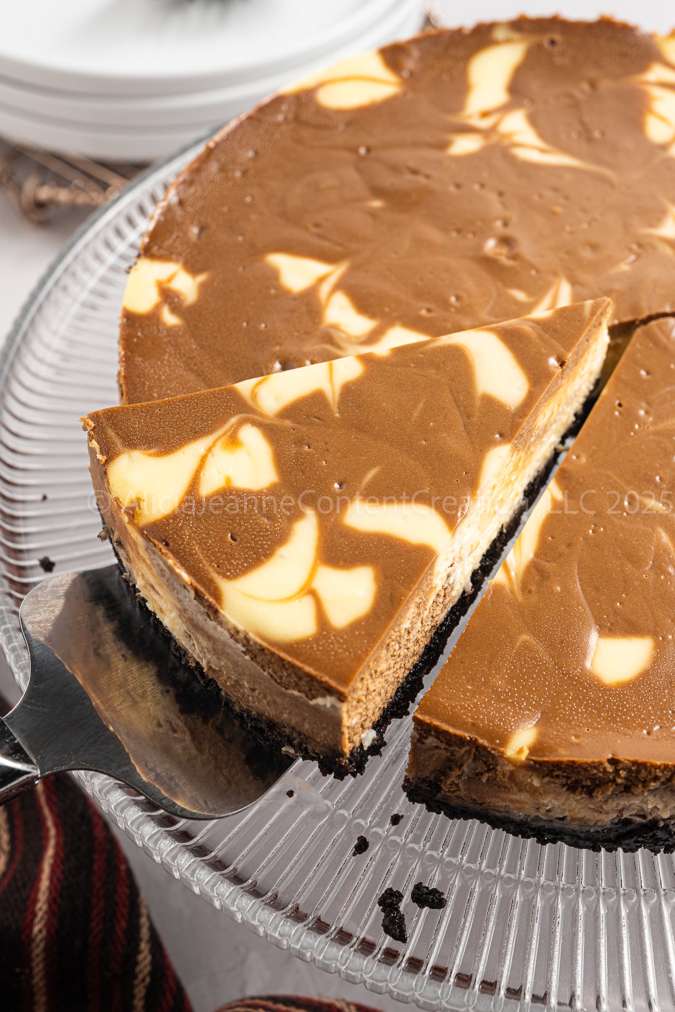 NEW PHOTOS - Espresso Swirl Cheesecake - *EXCLUSIVE*