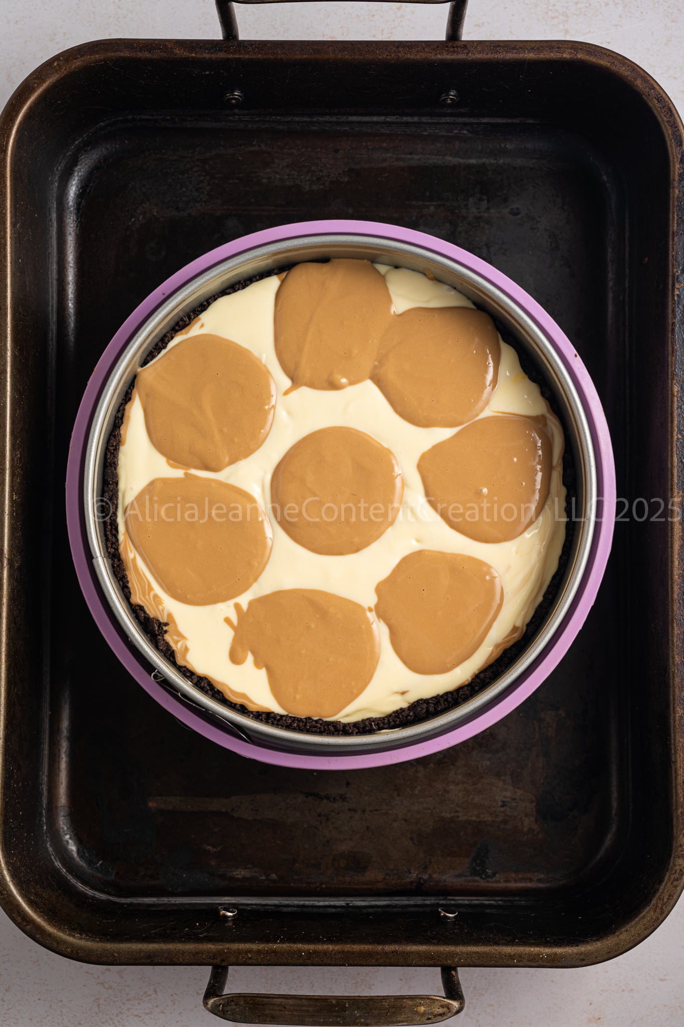 NEW PHOTOS - Espresso Swirl Cheesecake - *EXCLUSIVE*