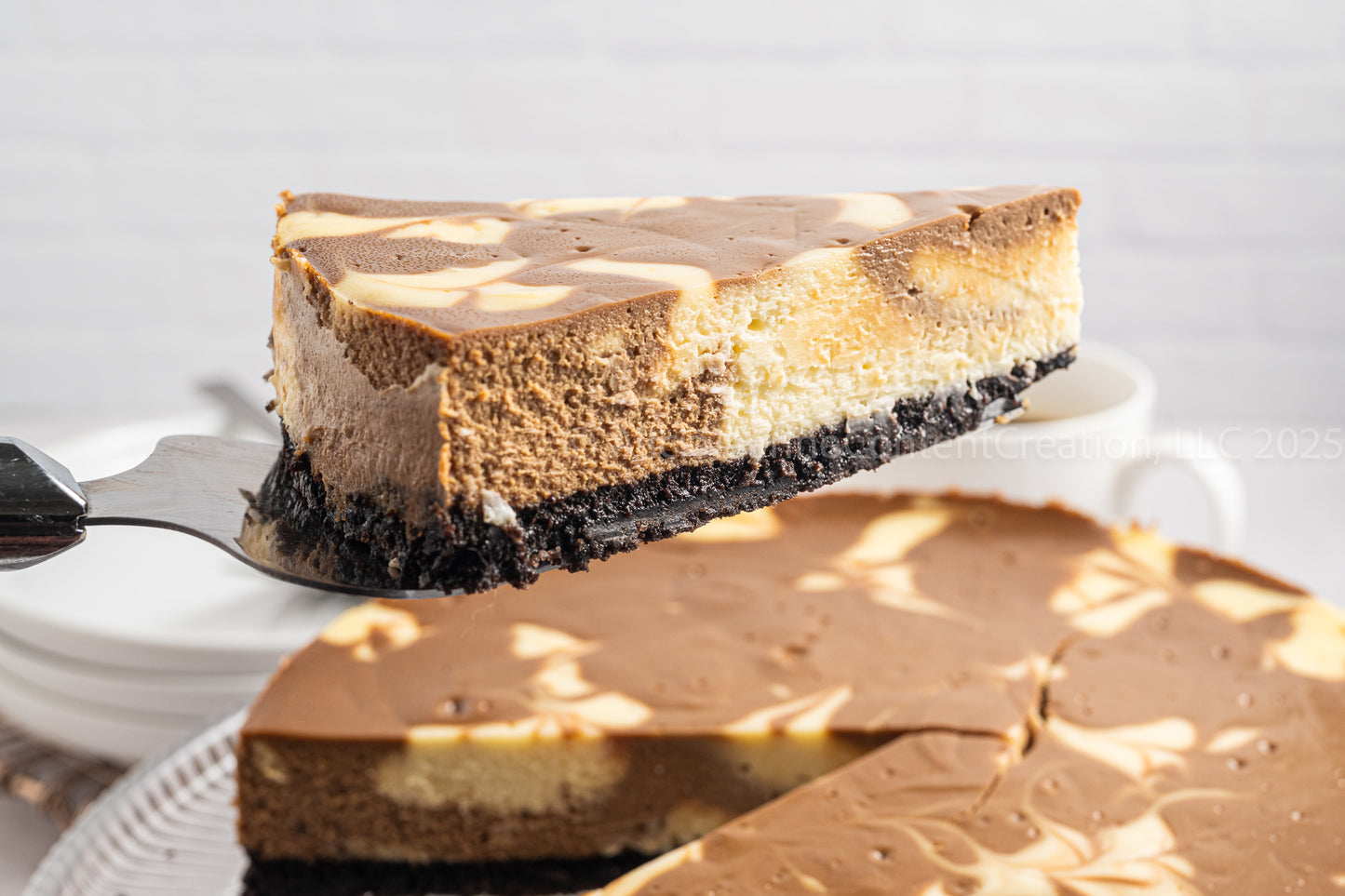 NEW PHOTOS - Espresso Swirl Cheesecake - *EXCLUSIVE*
