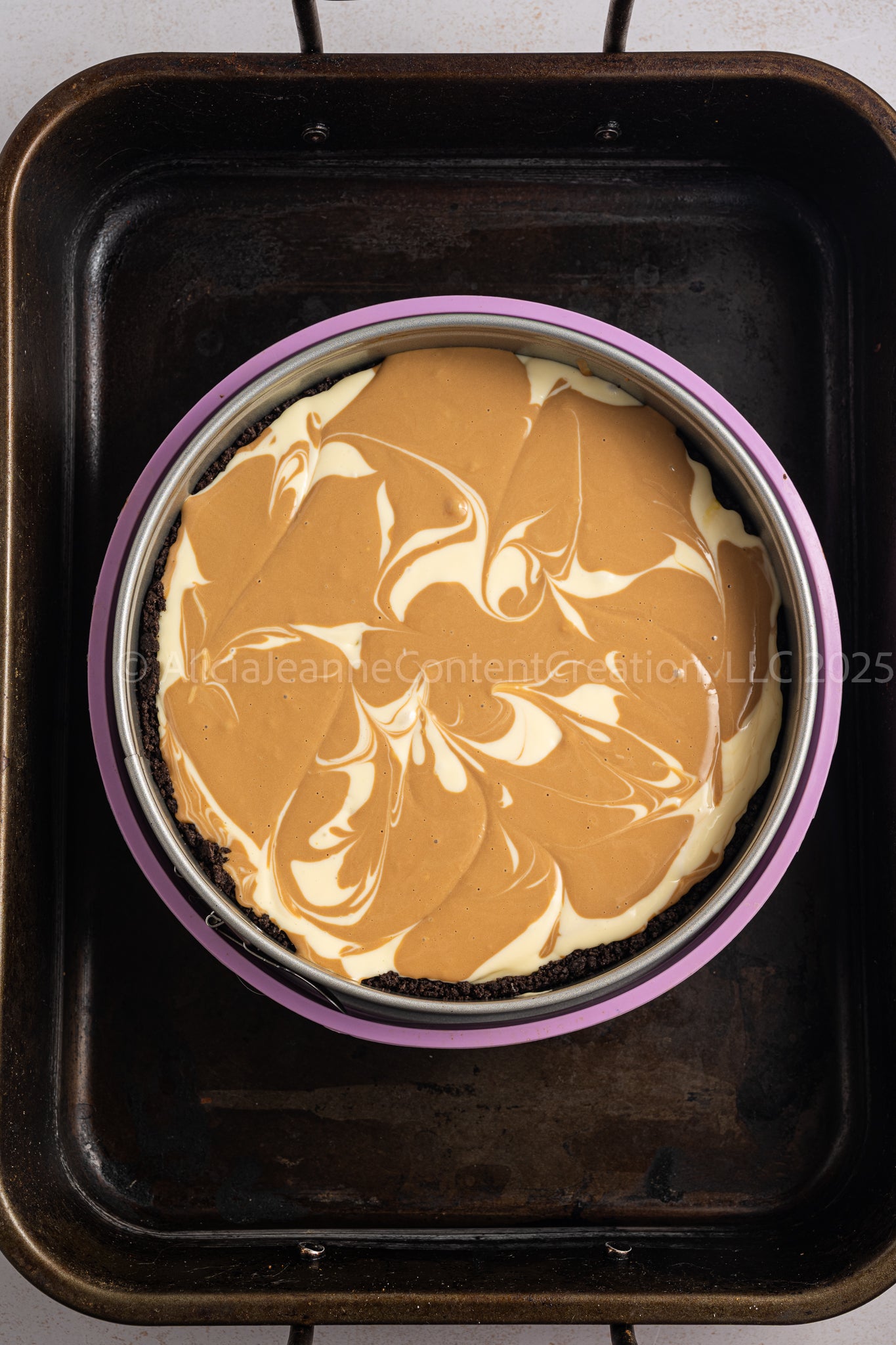 NEW PHOTOS - Espresso Swirl Cheesecake - *EXCLUSIVE*