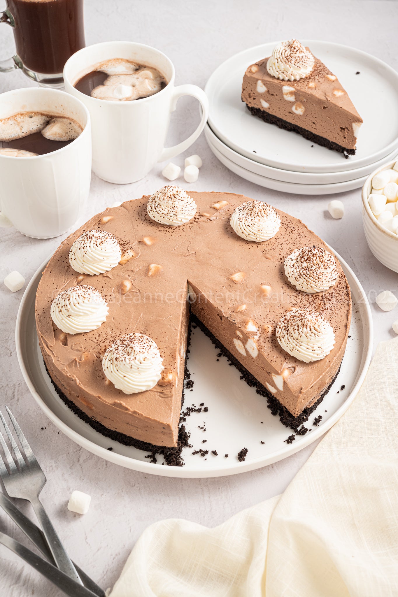 Hot Cocoa Cheesecake - *EXCLUSIVE*
