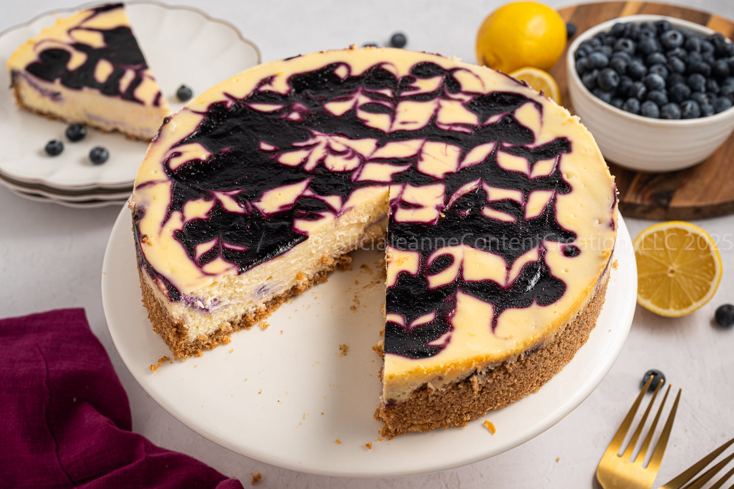 Blueberry Lemon Cheesecake - *EXCLUSIVE*